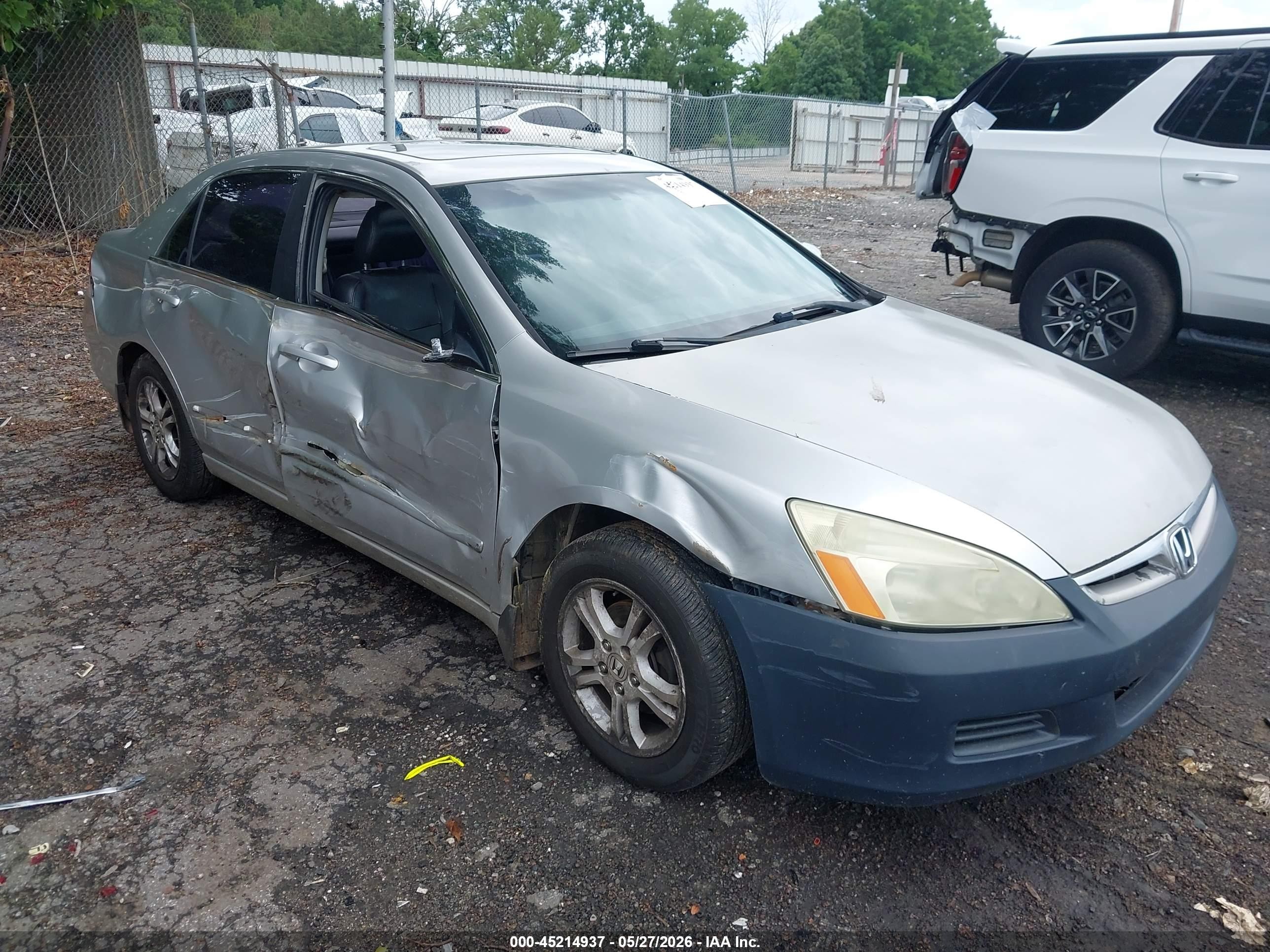 2006 Honda Accord 2.4 Ex Silver vin: 1HGCM56826A076643