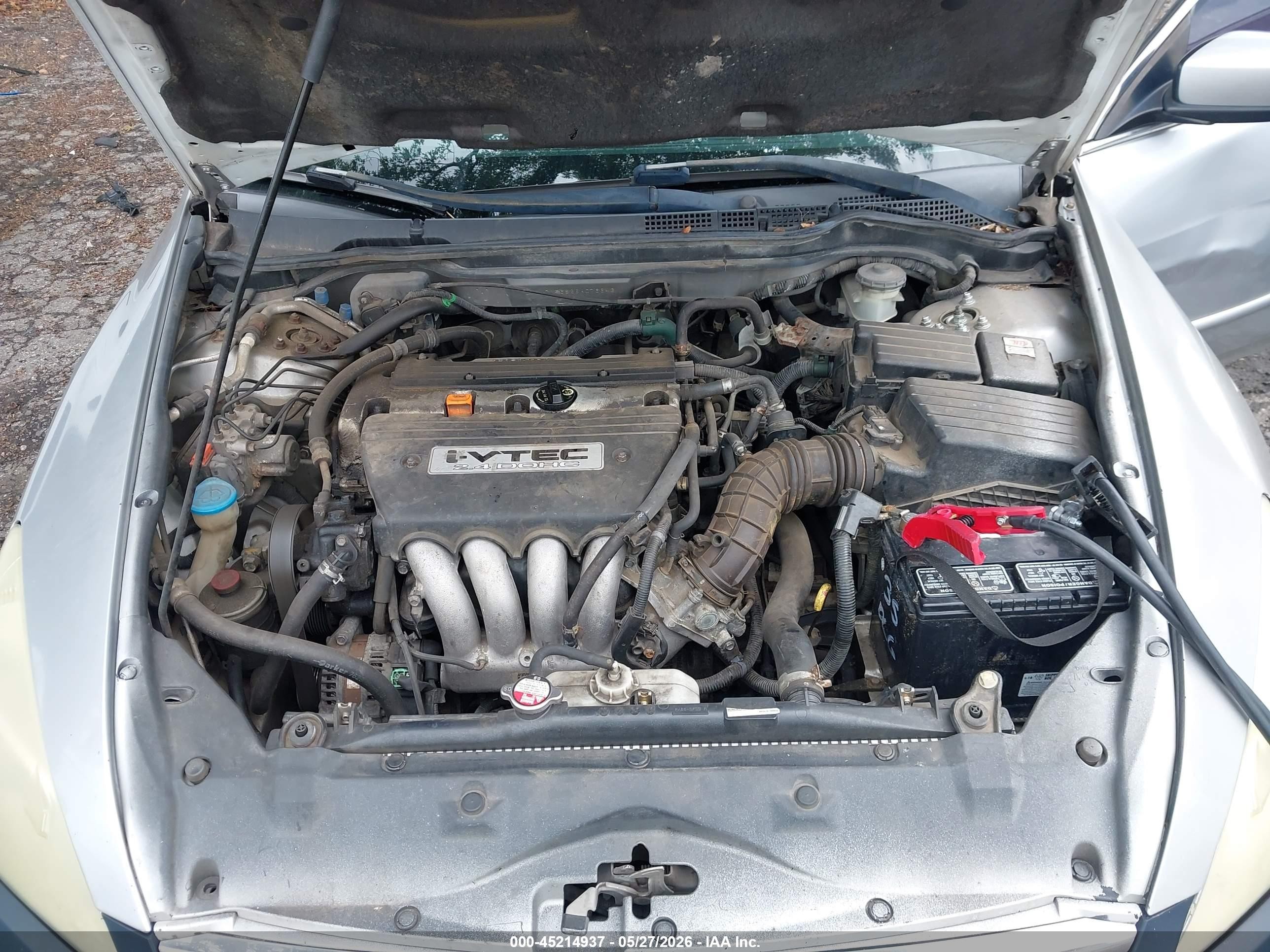 2006 Honda Accord 2.4 Ex Silver vin: 1HGCM56826A076643
