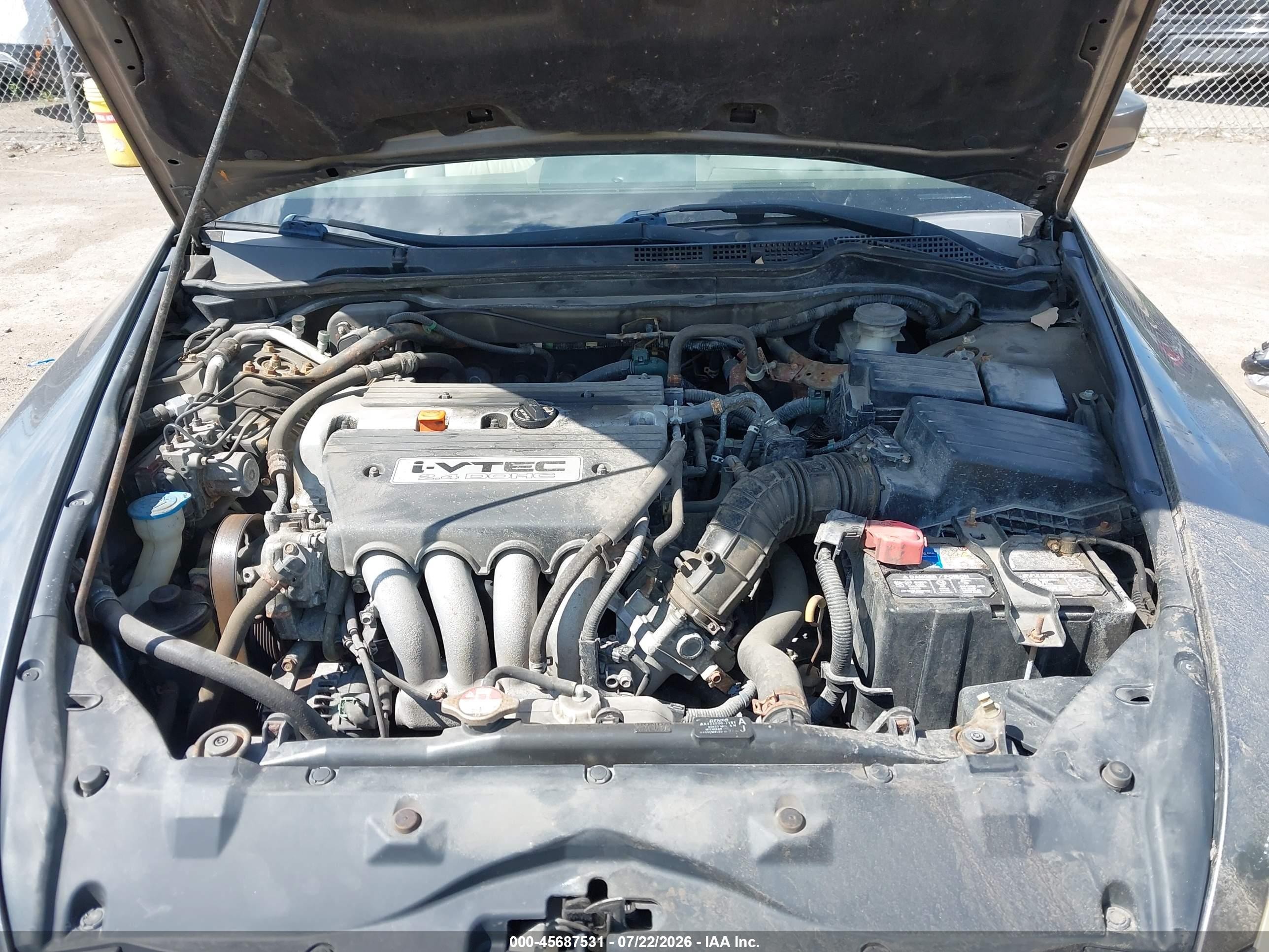 2006 Honda Accord 2.4 Ex Gray vin: 1HGCM56826A151874