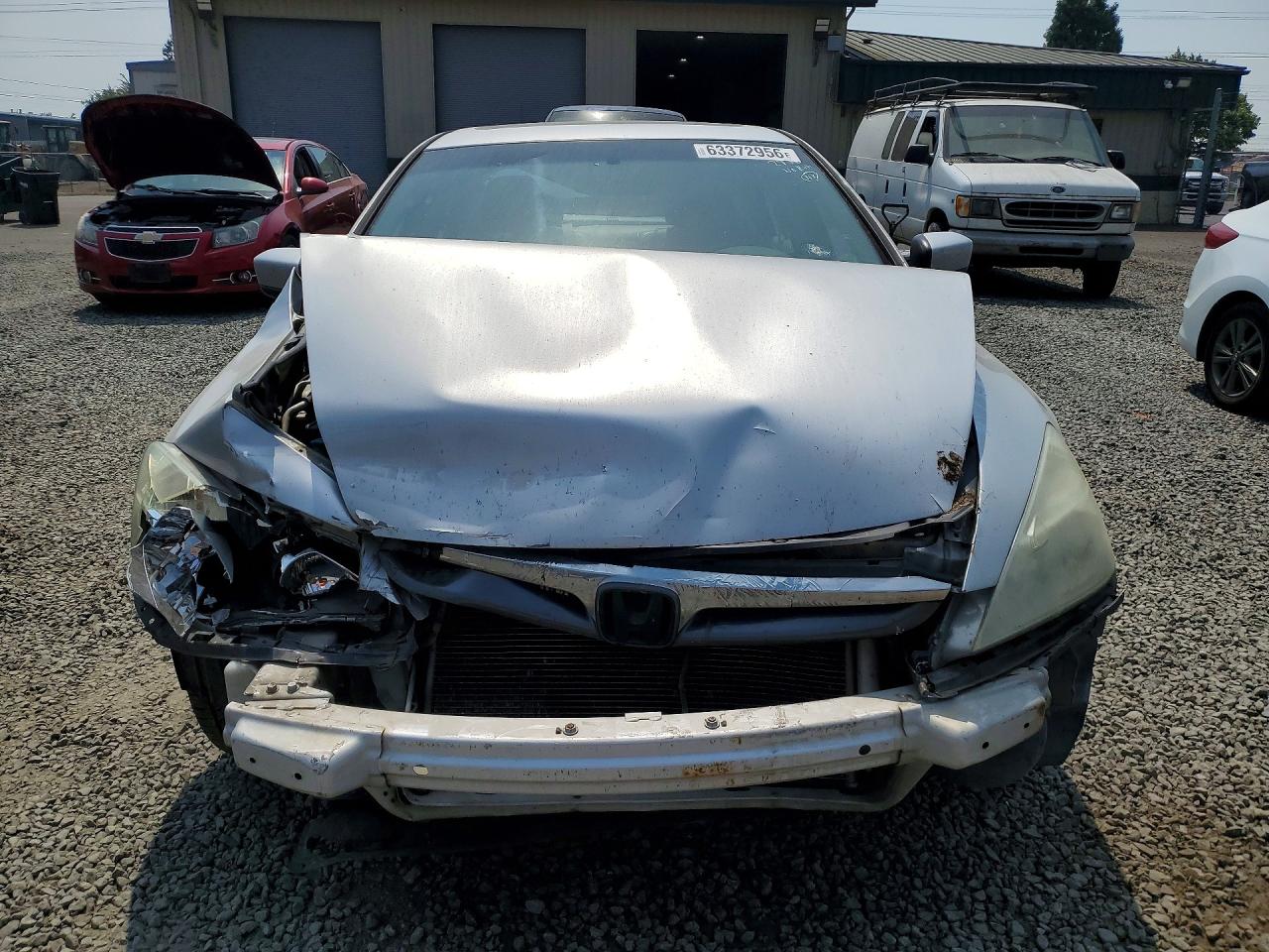 2007 Honda Accord Ex Silver vin: 1HGCM56827A012362