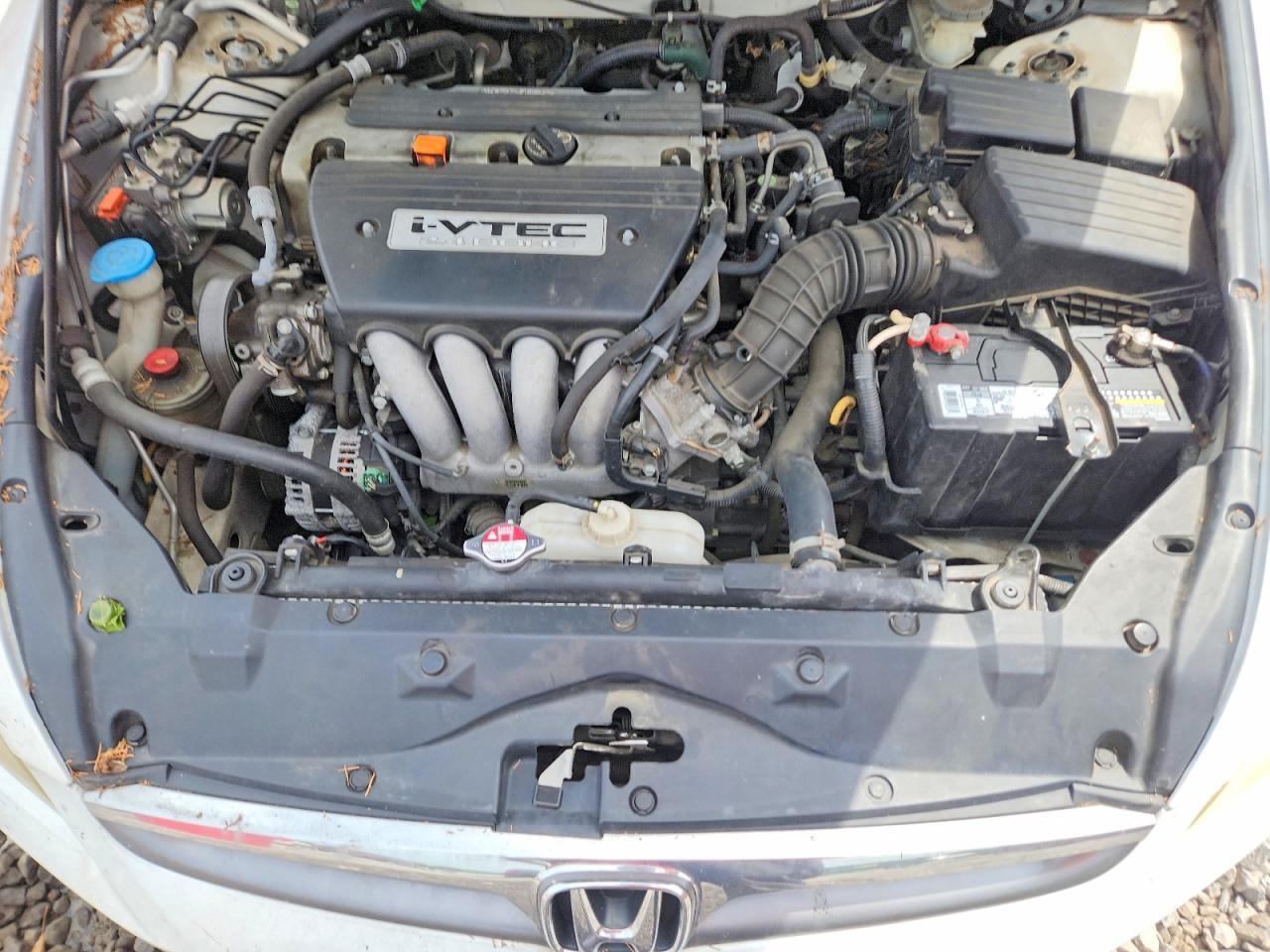 2007 Honda Accord Ex White vin: 1HGCM56827A035804