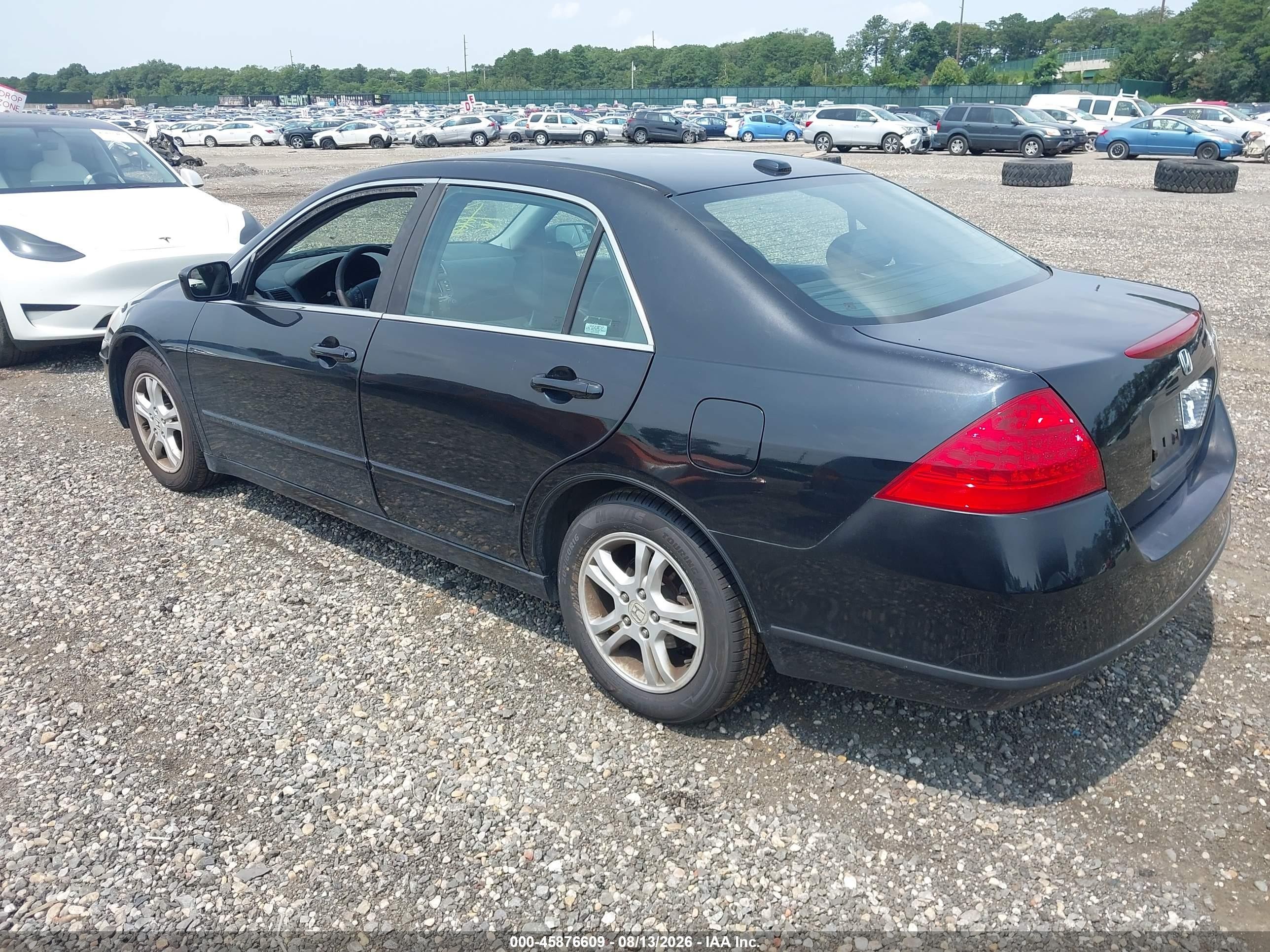 2007 Honda Accord 2.4 Ex Black vin: 1HGCM56827A162228