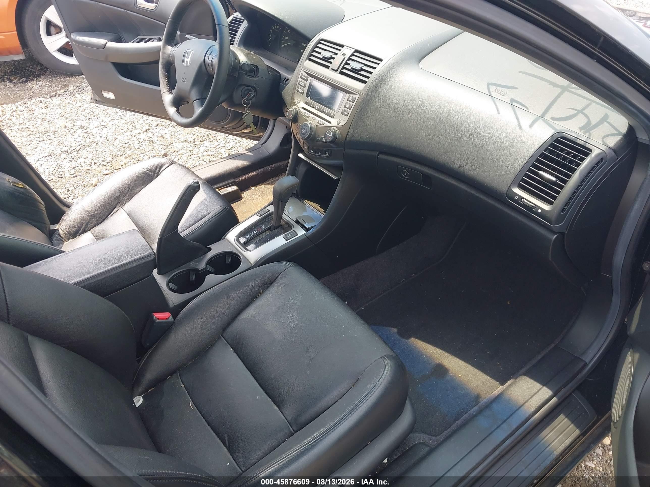 2007 Honda Accord 2.4 Ex Black vin: 1HGCM56827A162228
