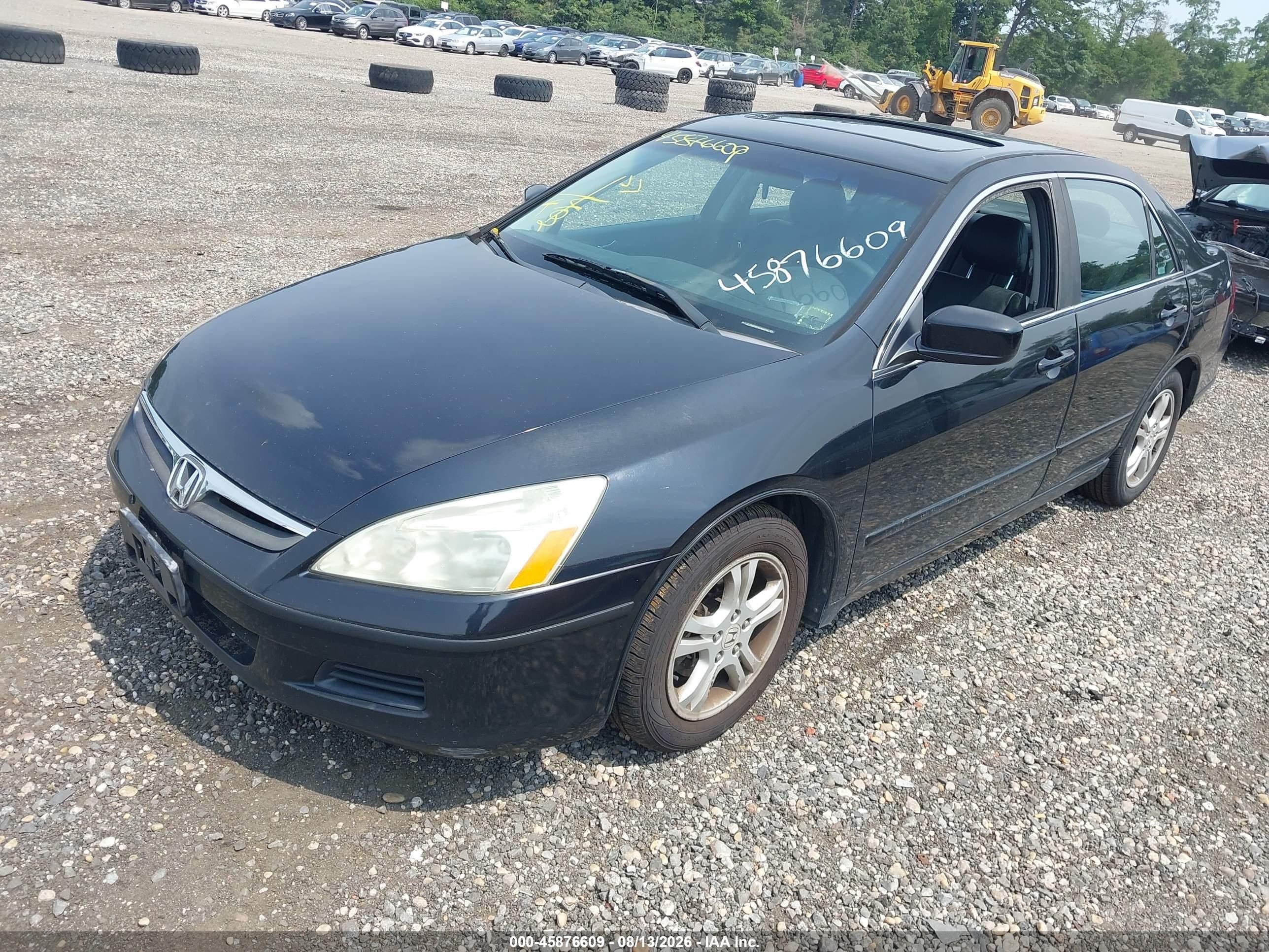 2007 Honda Accord 2.4 Ex Black vin: 1HGCM56827A162228