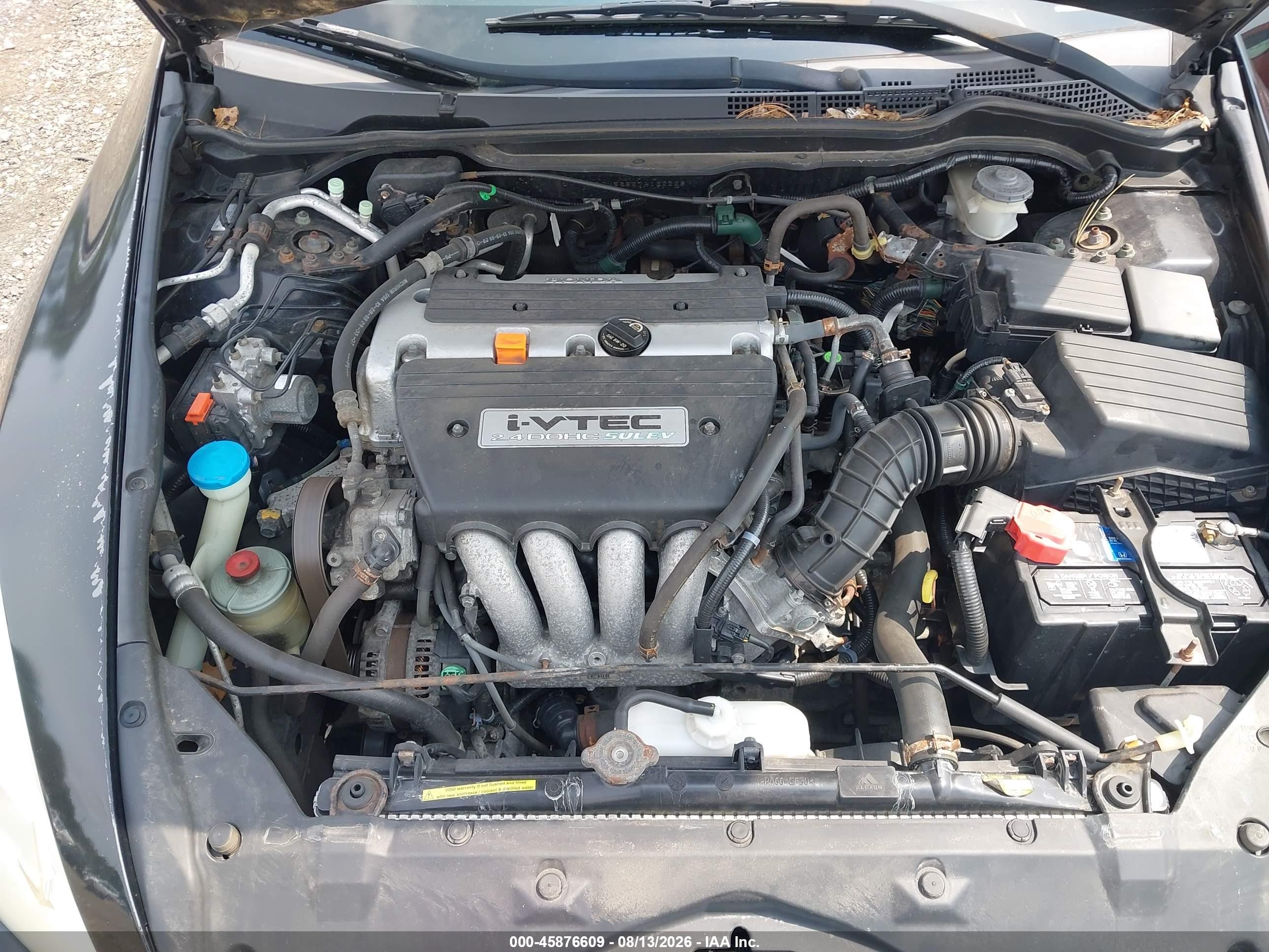 2007 Honda Accord 2.4 Ex Black vin: 1HGCM56827A162228