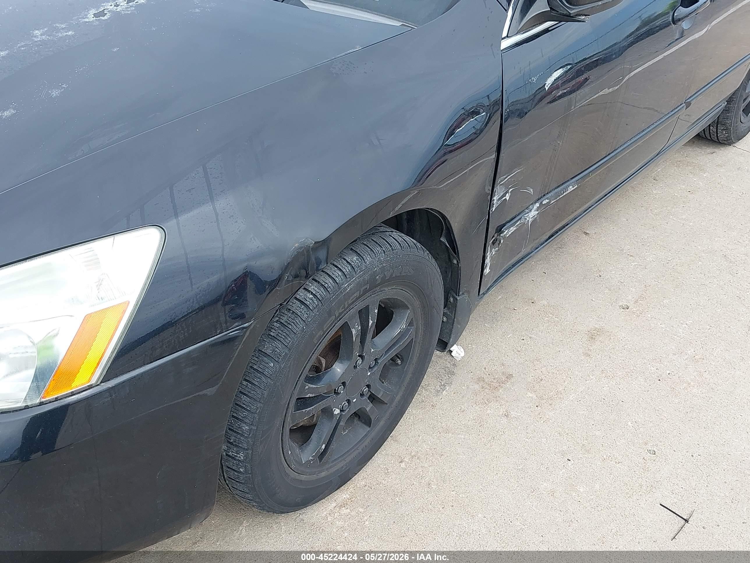 2007 Honda Accord 2.4 Ex Черный vin: 1HGCM56827A170913