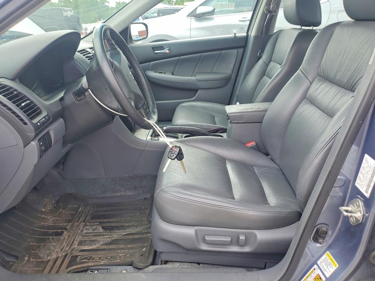 2007 Honda Accord Ex Blue vin: 1HGCM56827A207202