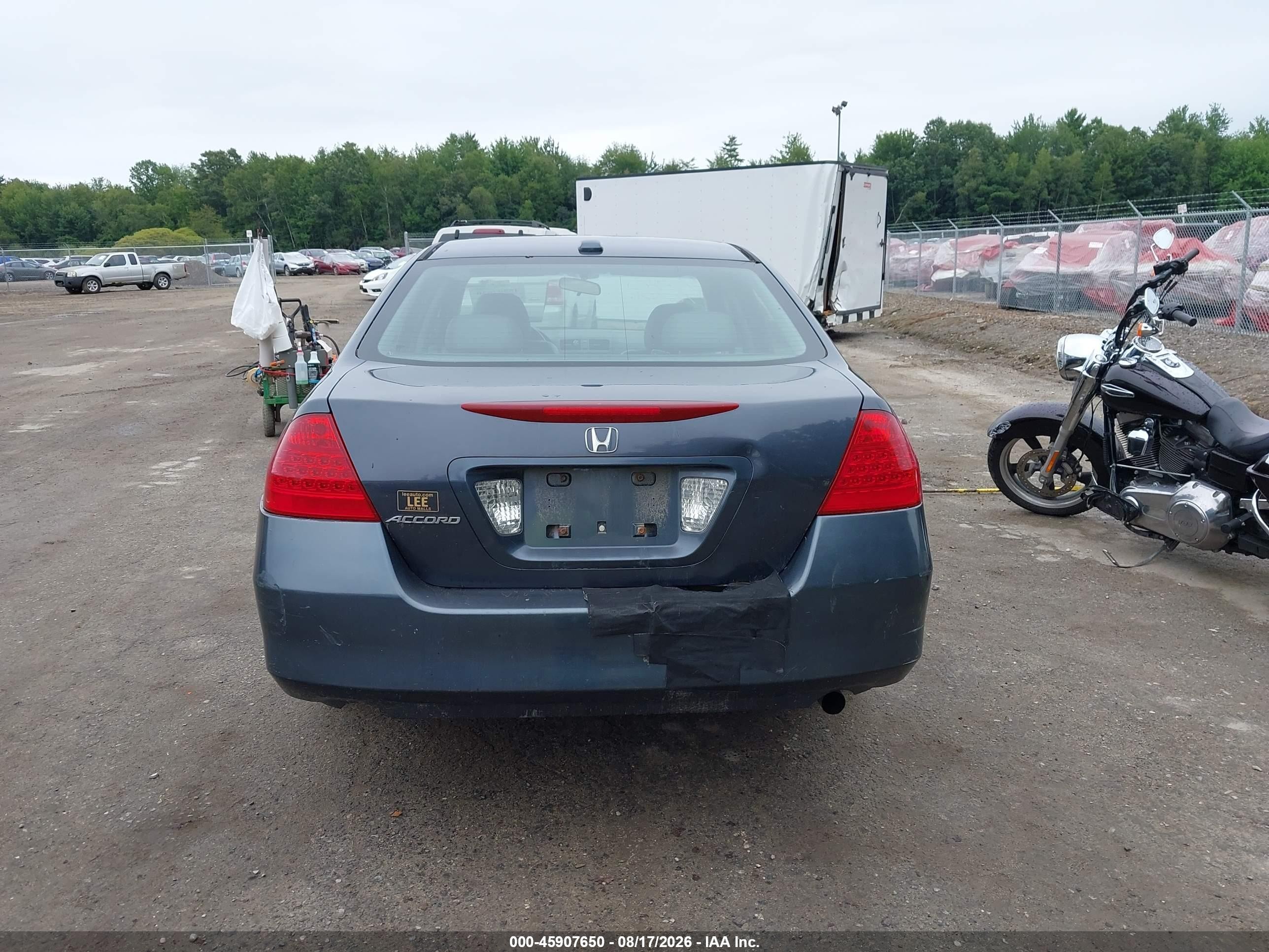 2007 Honda Accord 2.4 Ex Серый vin: 1HGCM56827A228745