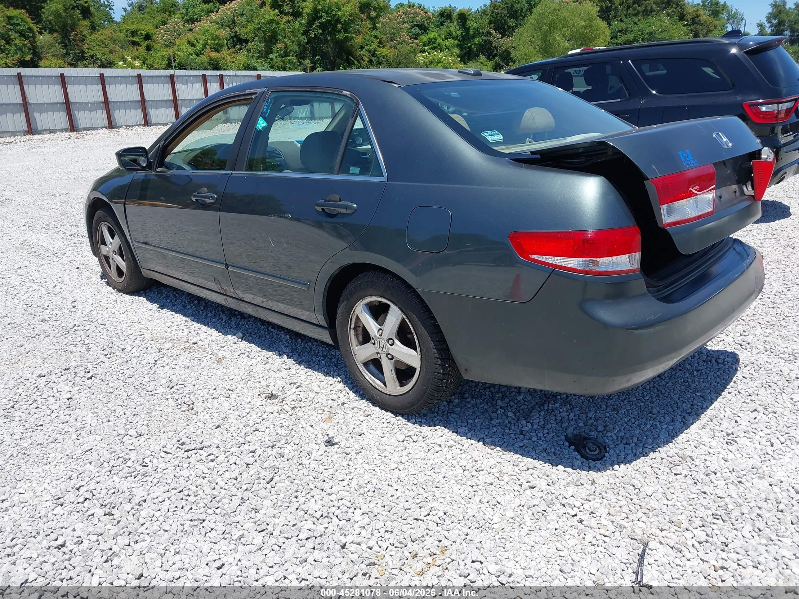 2004 Honda Accord 2.4 Ex Green vin: 1HGCM56834A088104