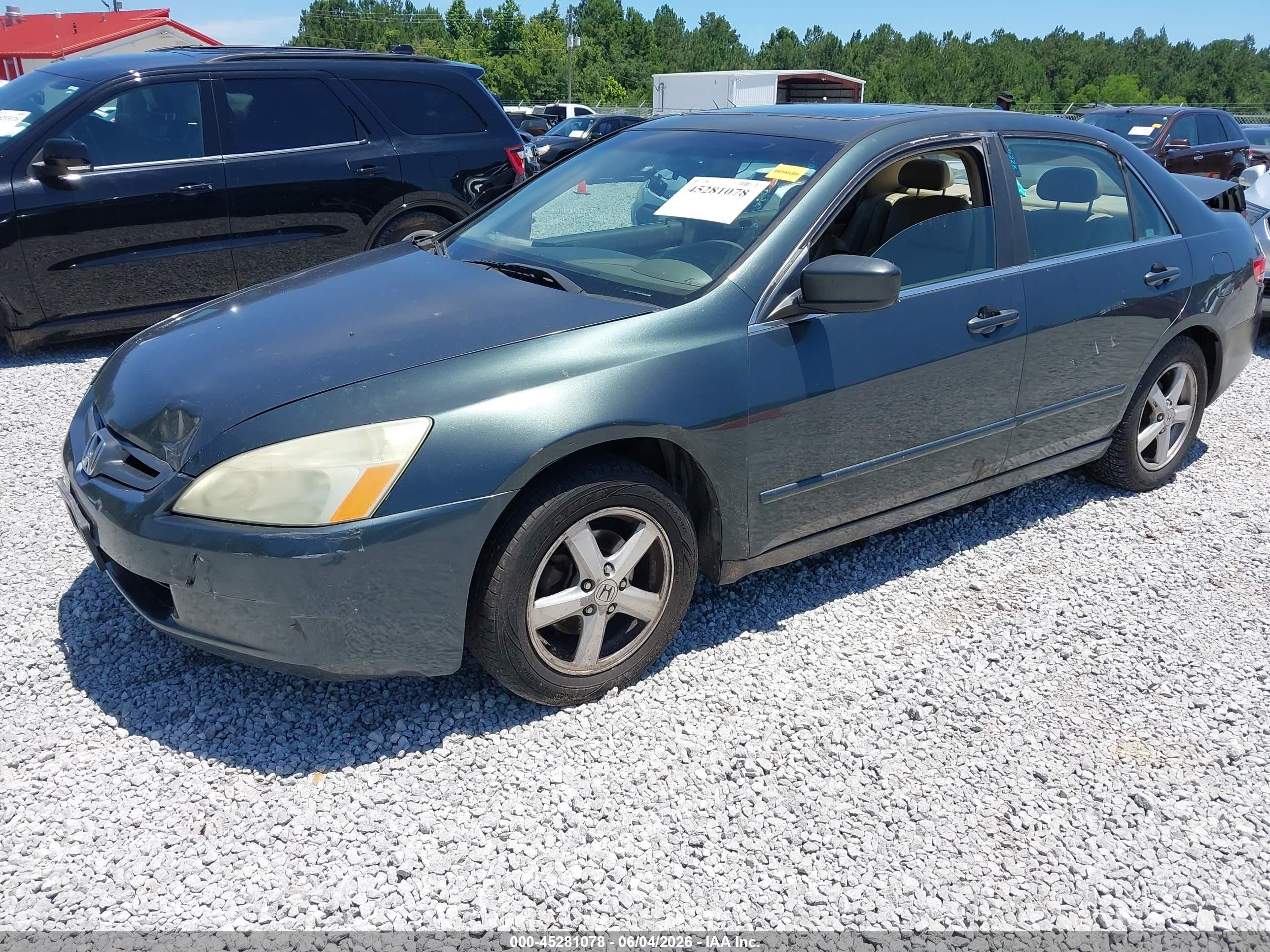 2004 Honda Accord 2.4 Ex Green vin: 1HGCM56834A088104