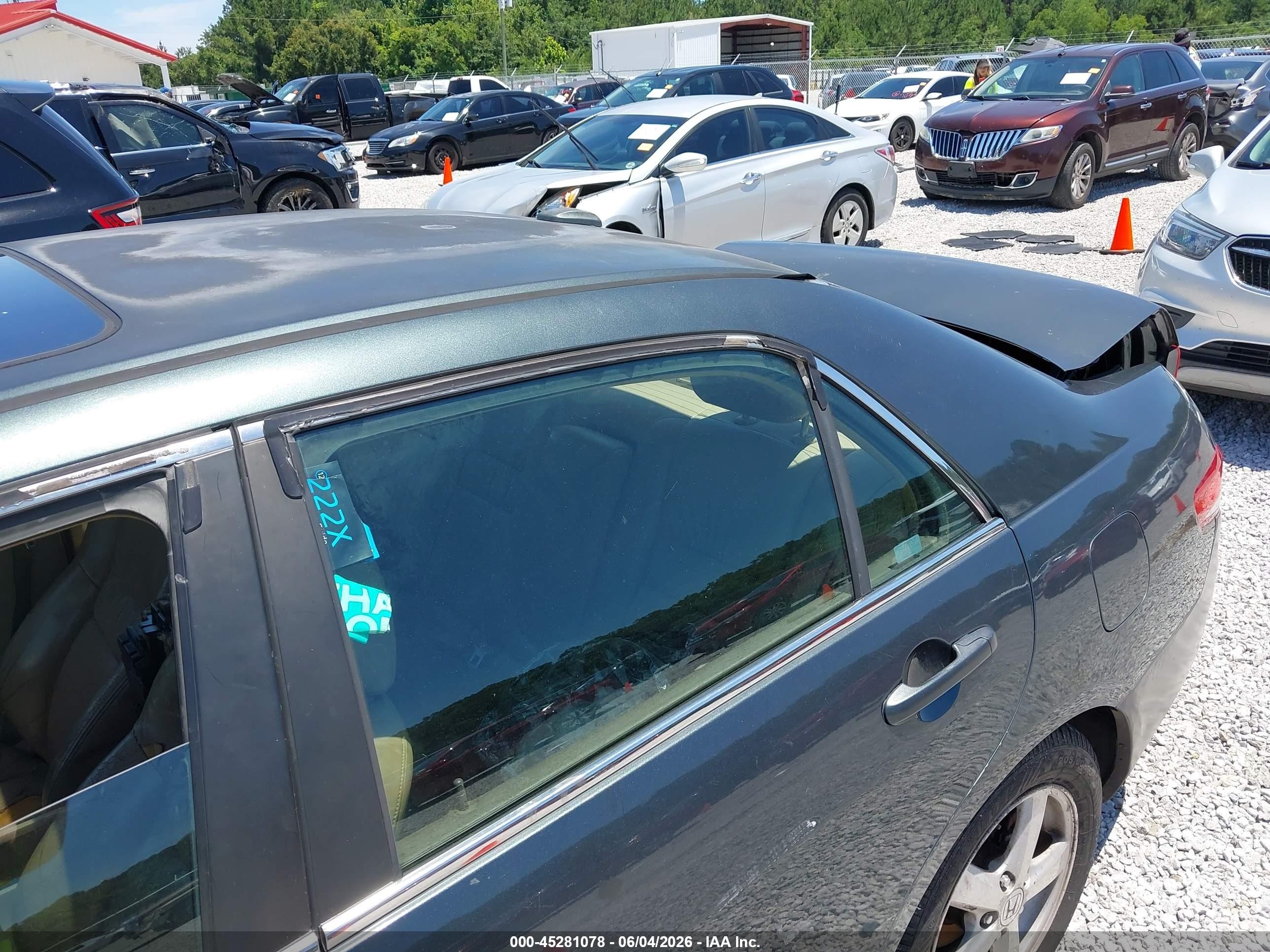 2004 Honda Accord 2.4 Ex Green vin: 1HGCM56834A088104