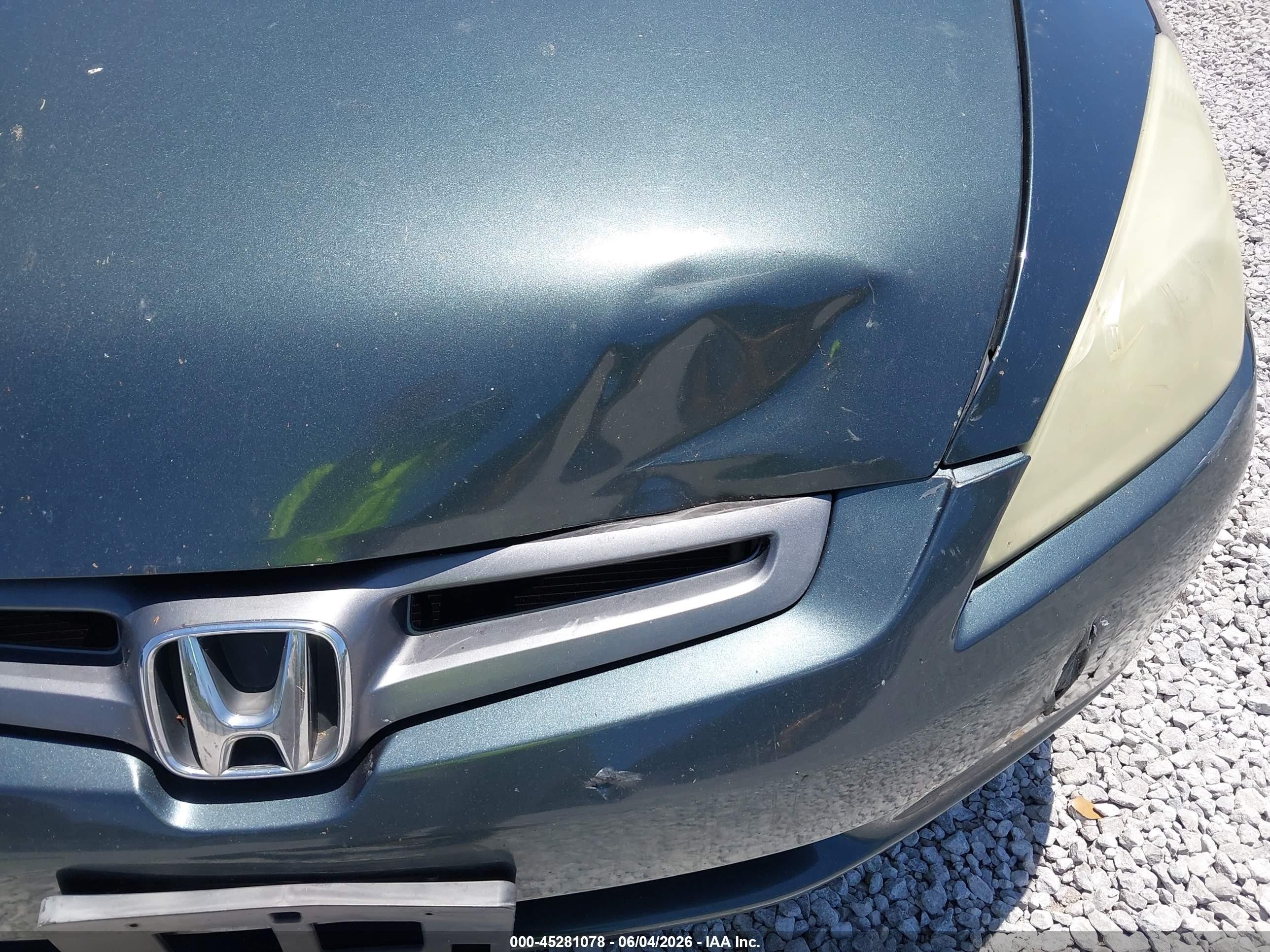 2004 Honda Accord 2.4 Ex Green vin: 1HGCM56834A088104