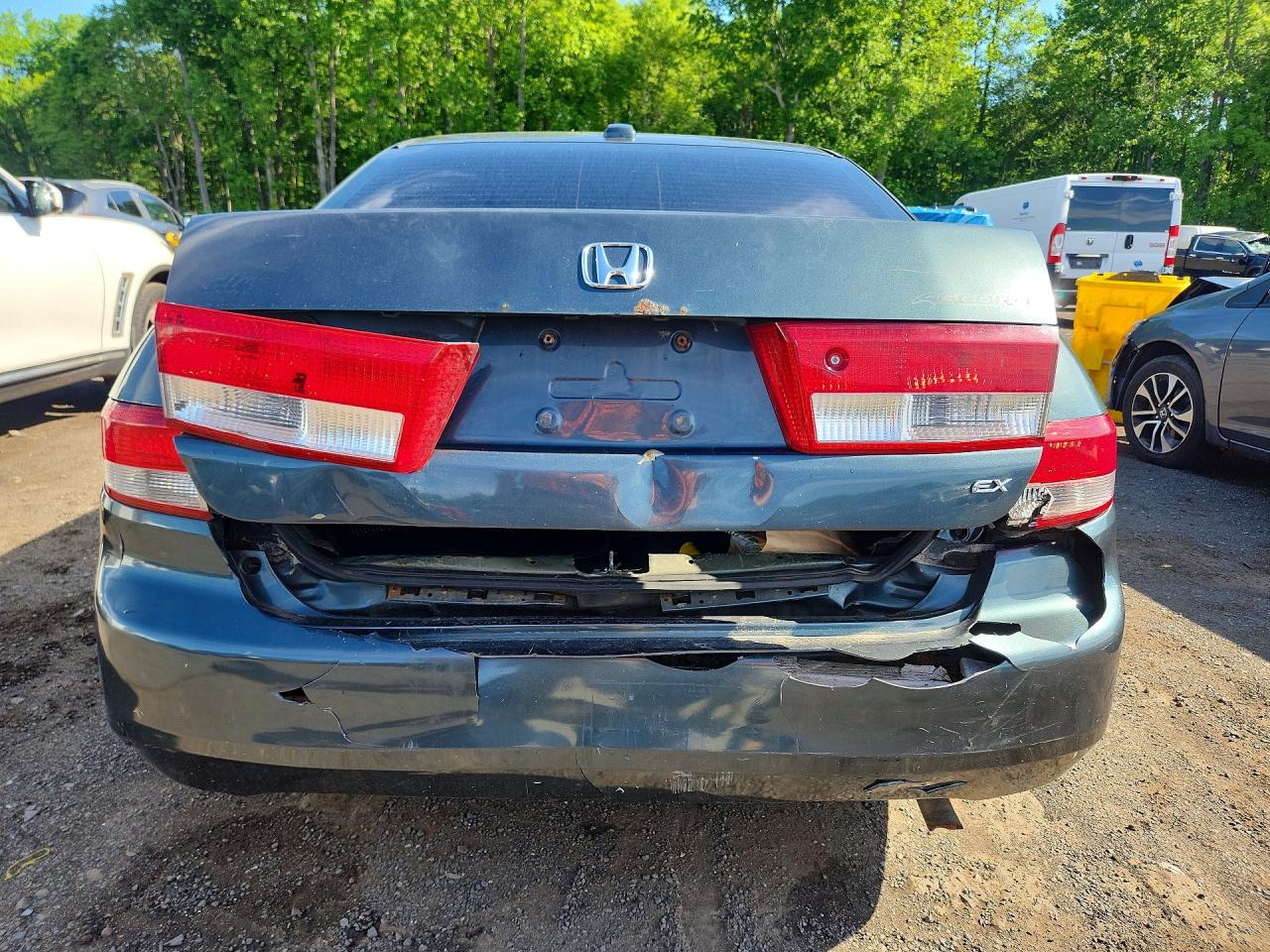 2004 Honda Accord Ex Gray vin: 1HGCM56834A095103