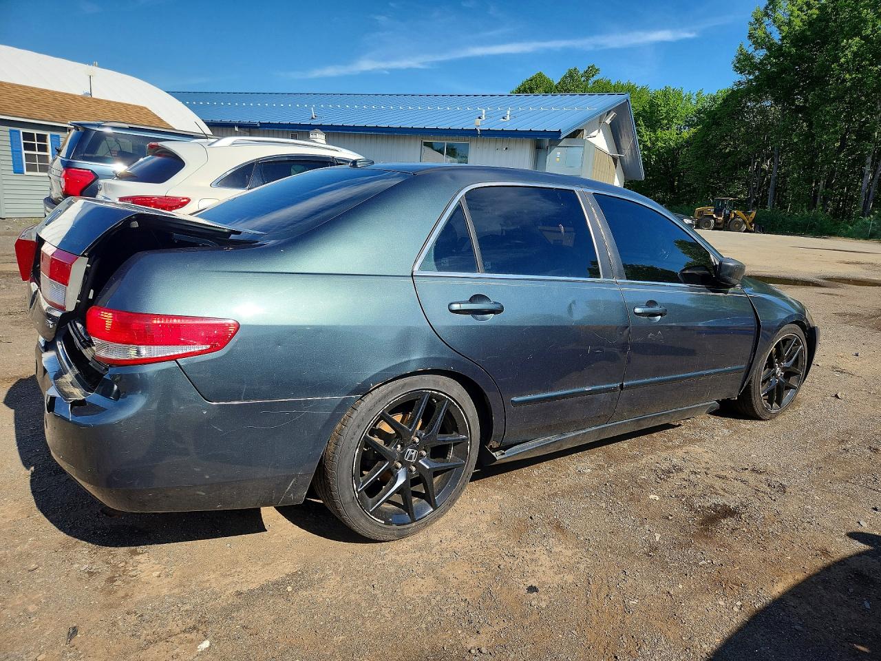 2004 Honda Accord Ex Gray vin: 1HGCM56834A095103