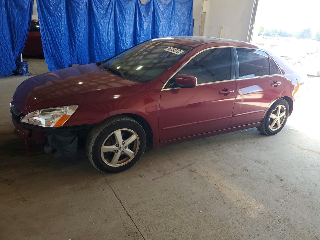 2004 Honda Accord Ex Red vin: 1HGCM56834A123546
