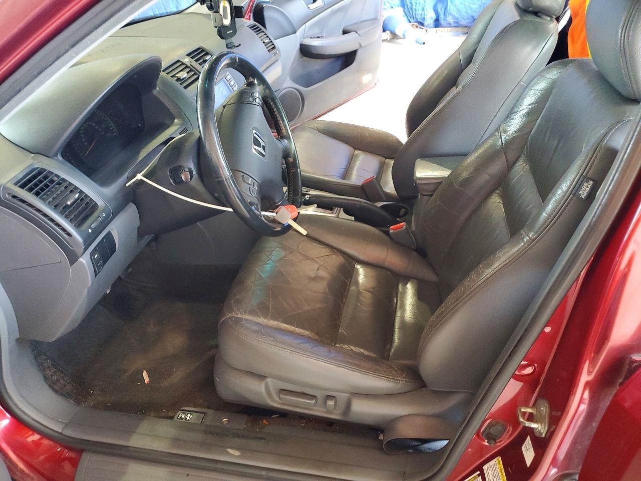 2004 Honda Accord Ex Red vin: 1HGCM56834A123546