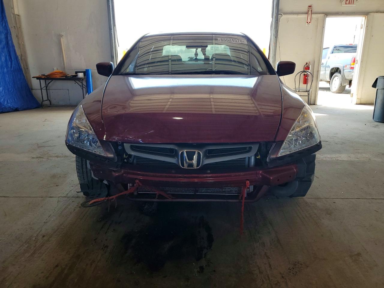2004 Honda Accord Ex Red vin: 1HGCM56834A123546
