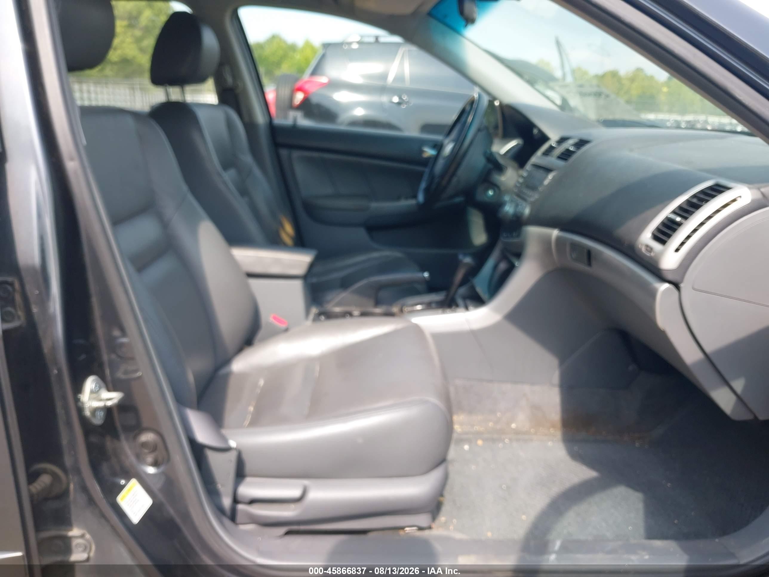 2005 Honda Accord 2.4 Ex Gray vin: 1HGCM56835A001027