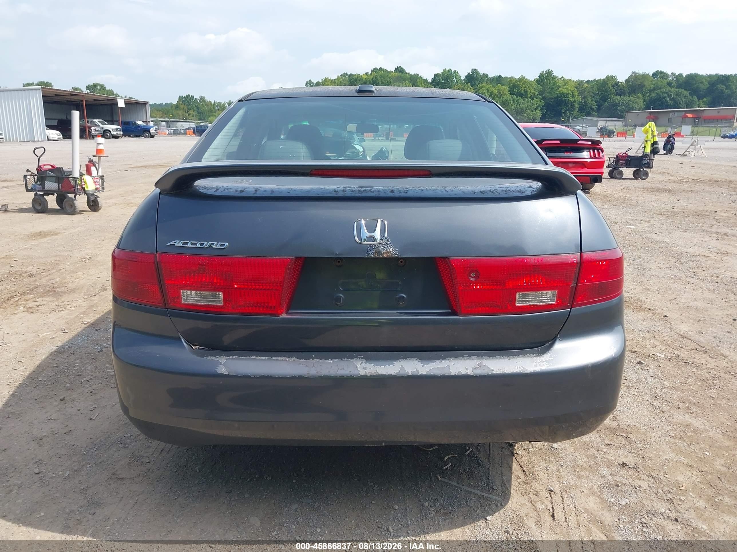 2005 Honda Accord 2.4 Ex Gray vin: 1HGCM56835A001027