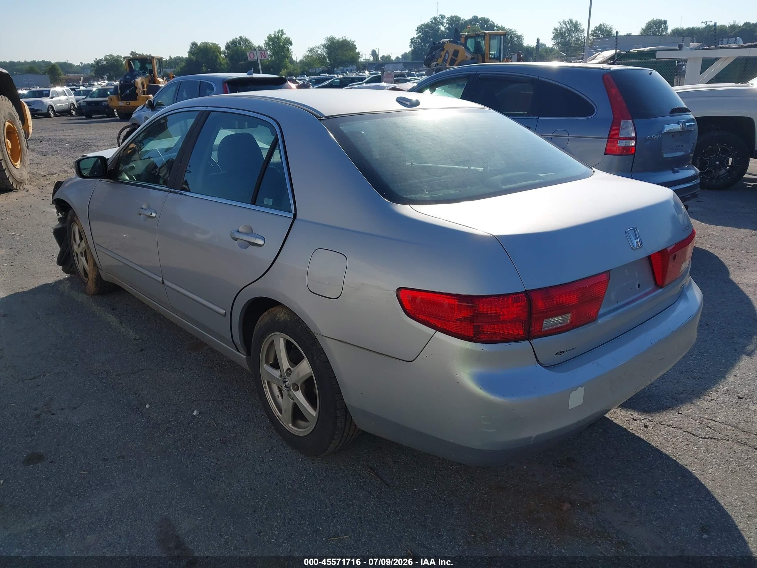 2005 Honda Accord 2.4 Ex Silver vin: 1HGCM56835A009404
