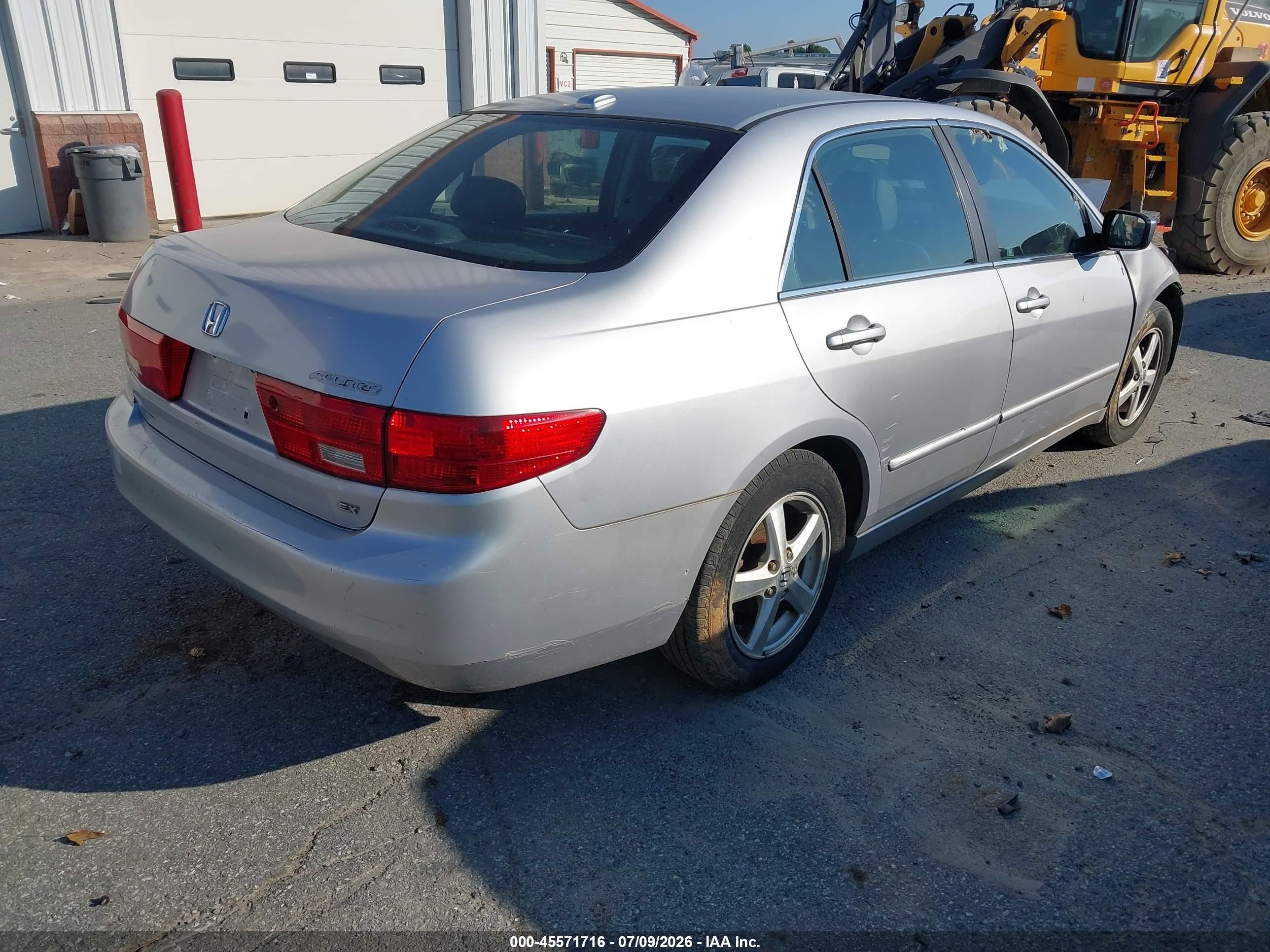 2005 Honda Accord 2.4 Ex Silver vin: 1HGCM56835A009404