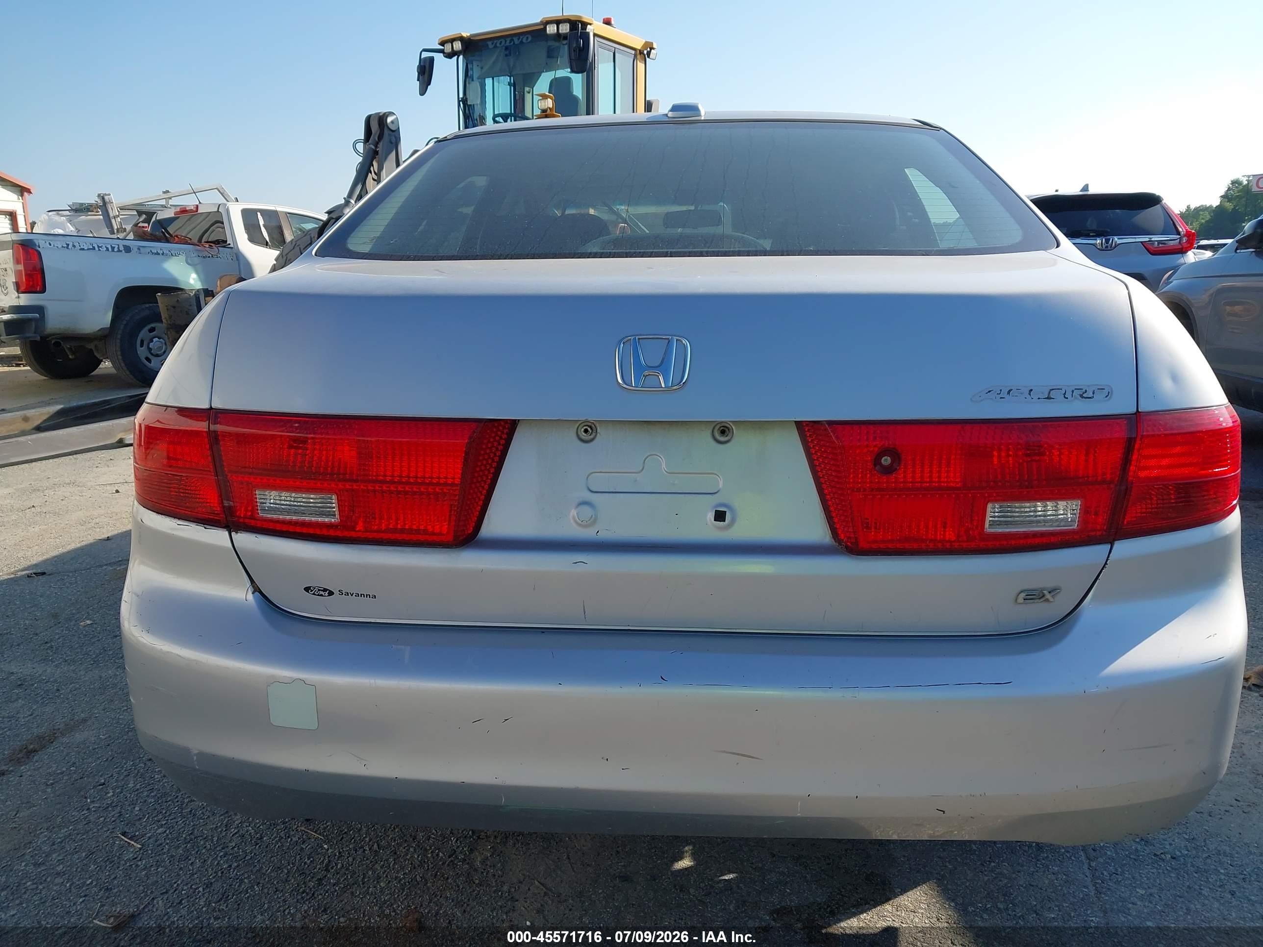 2005 Honda Accord 2.4 Ex Silver vin: 1HGCM56835A009404