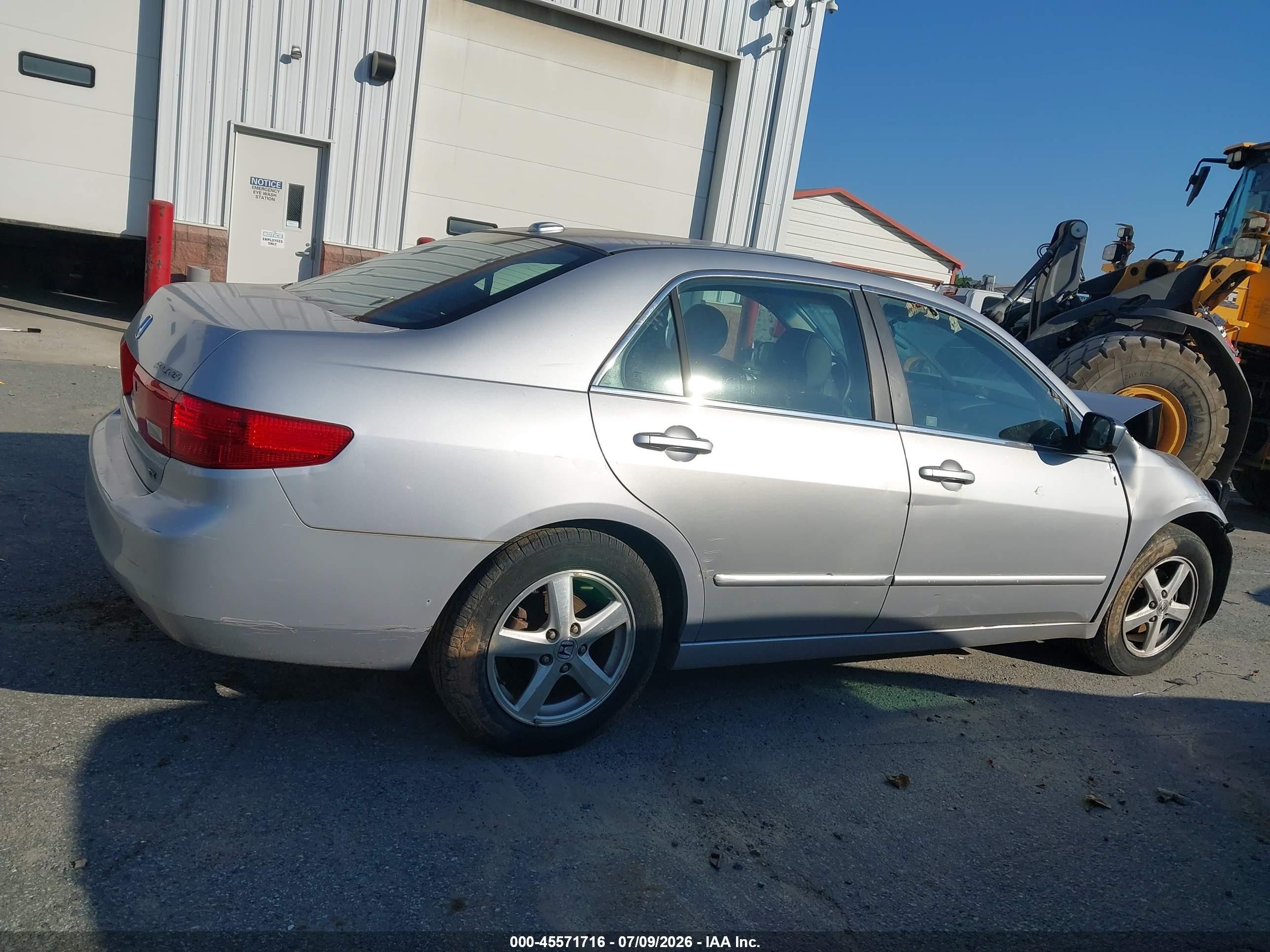 2005 Honda Accord 2.4 Ex Silver vin: 1HGCM56835A009404