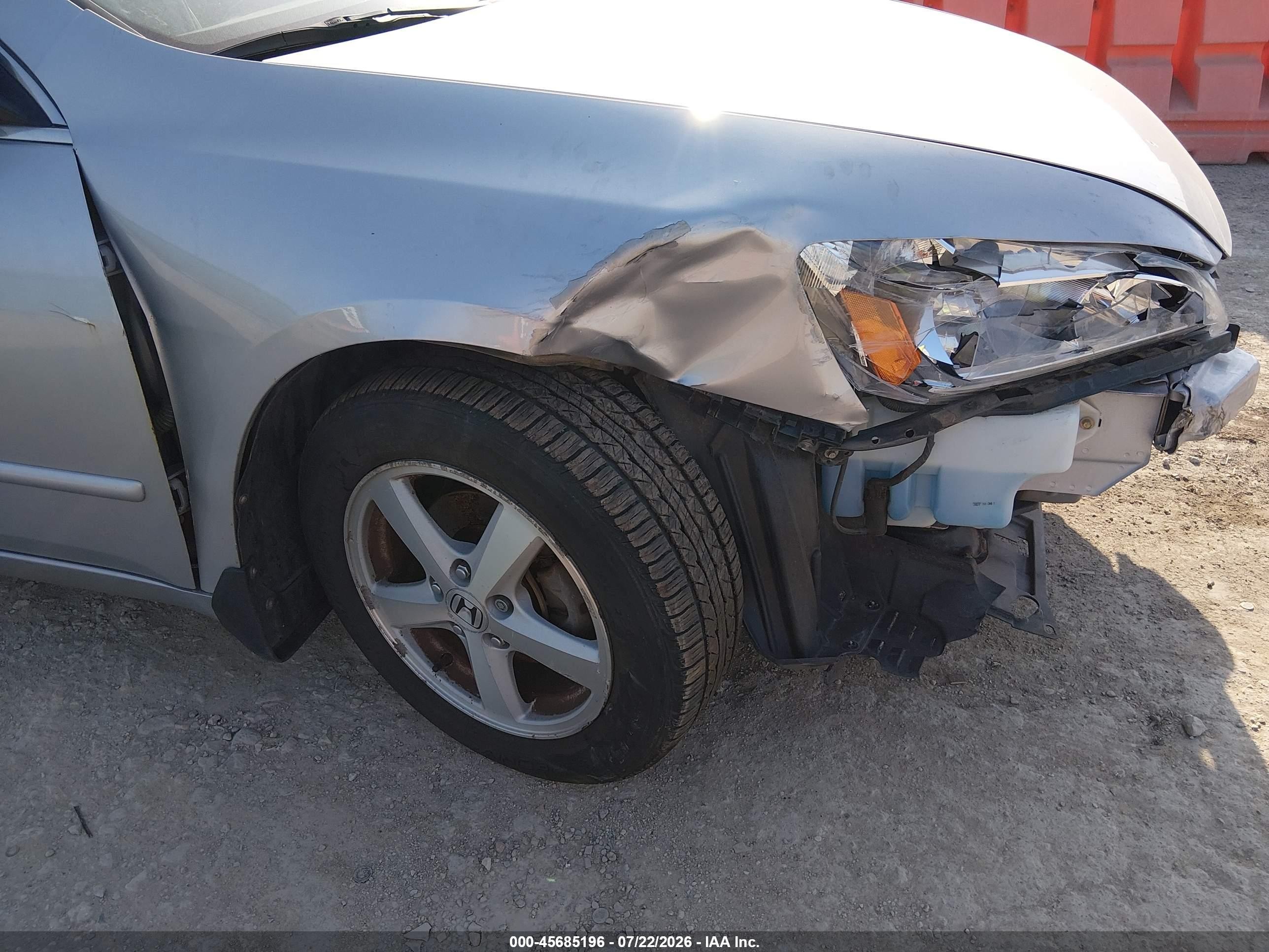 2005 Honda Accord 2.4 Ex Gray vin: 1HGCM56835A032066