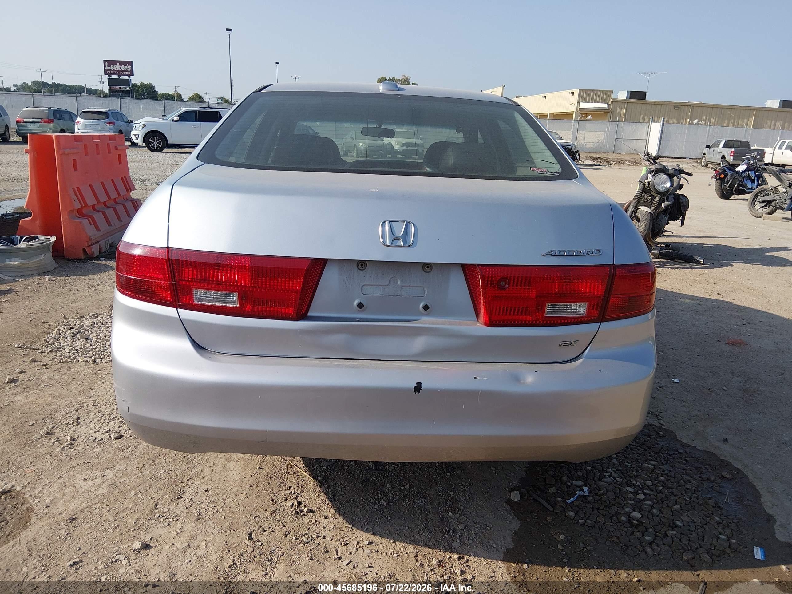 2005 Honda Accord 2.4 Ex Gray vin: 1HGCM56835A032066