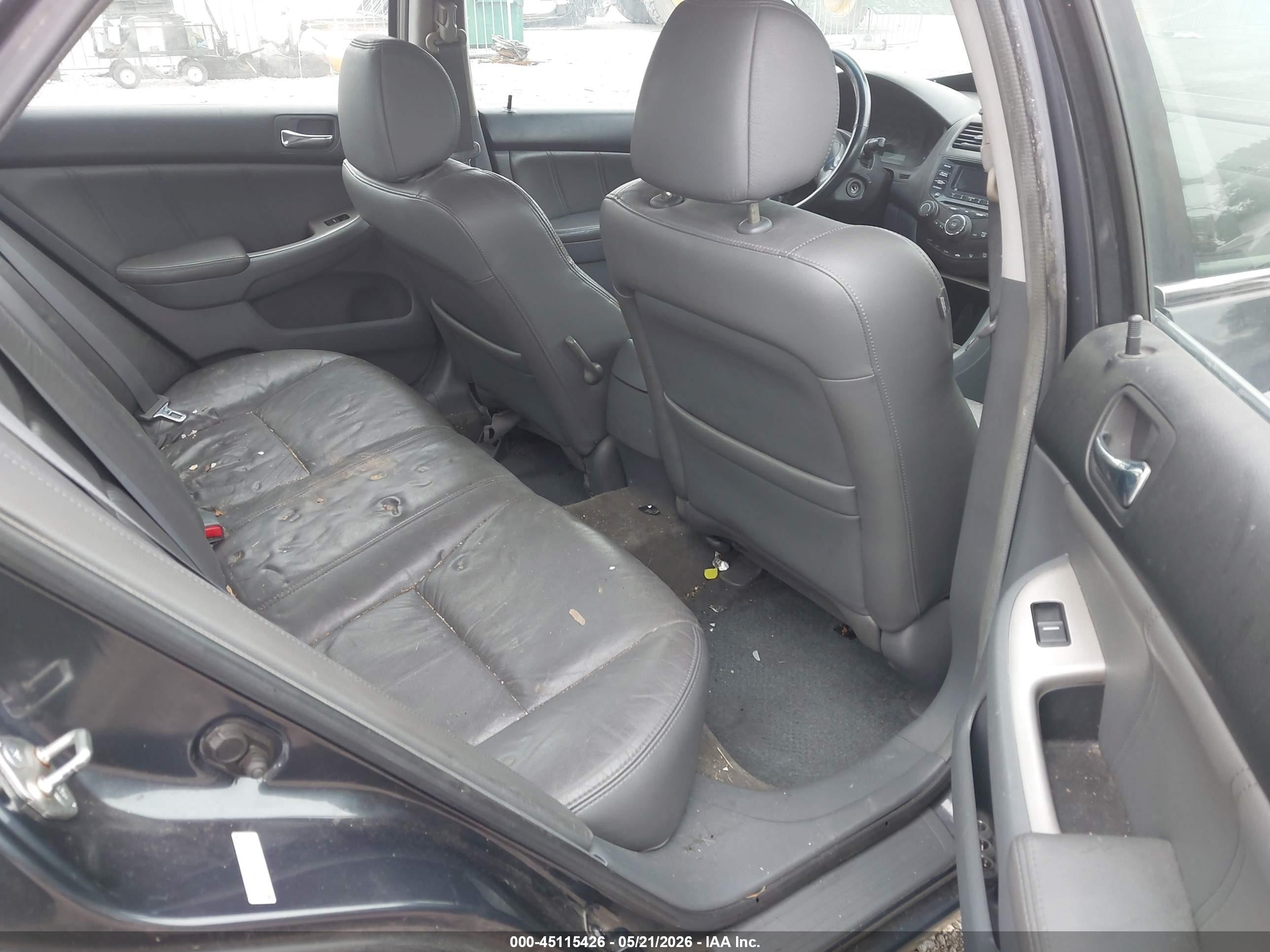 2005 Honda Accord 2.4 Ex Gray vin: 1HGCM56835A049448