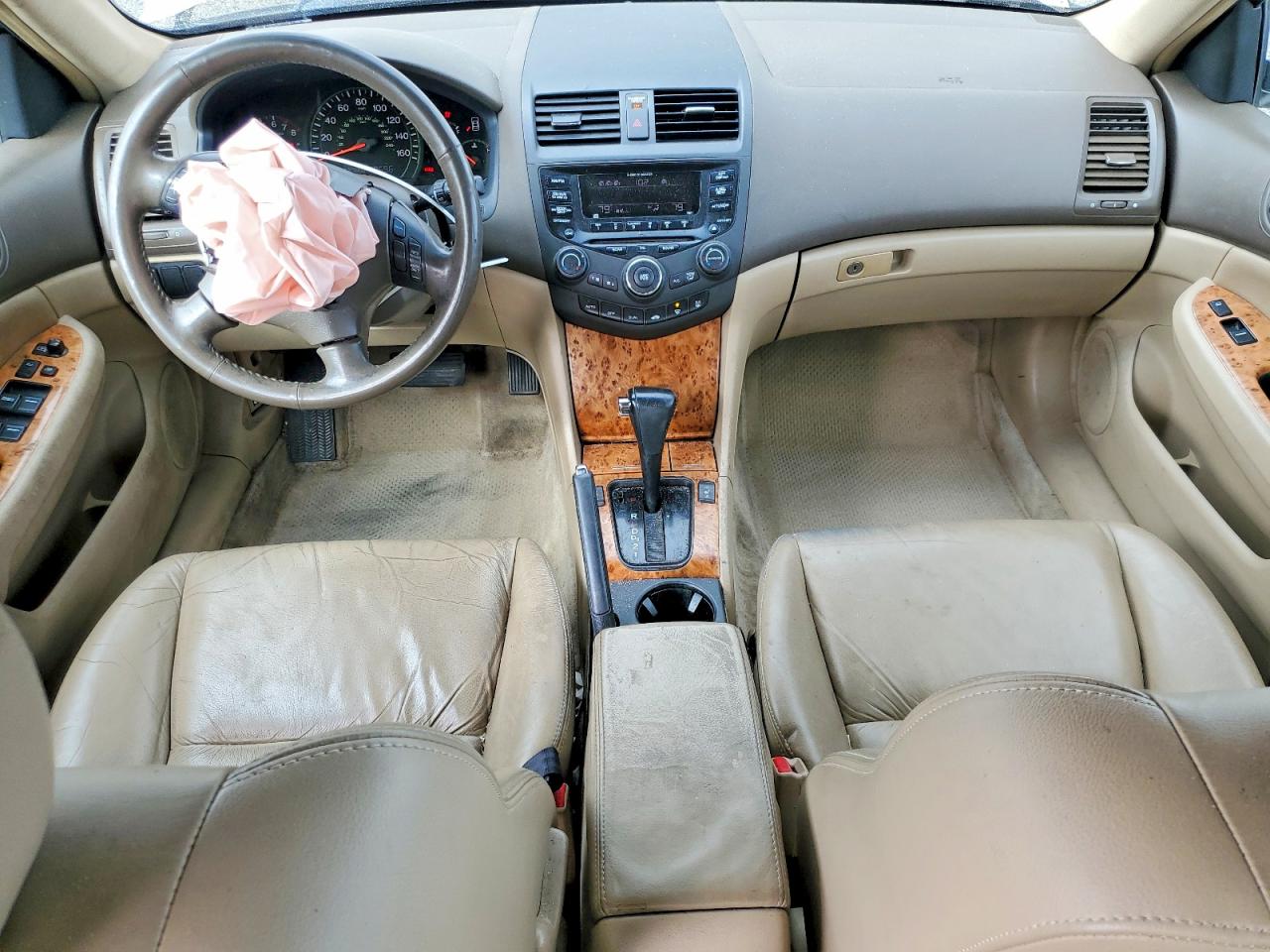 2005 Honda Accord Ex Tan vin: 1HGCM56835A068825