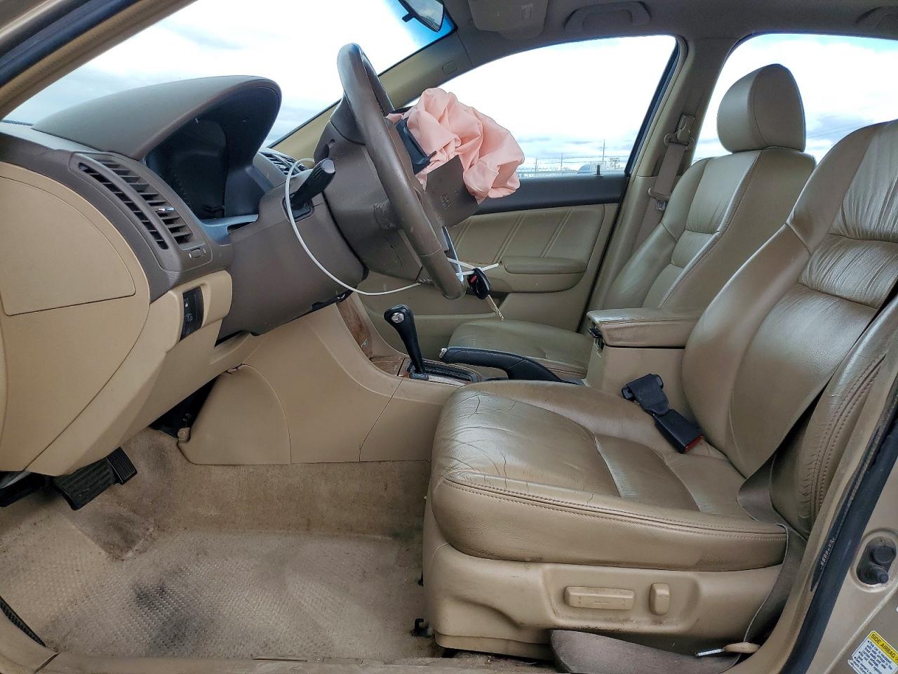 2005 Honda Accord Ex Tan vin: 1HGCM56835A068825