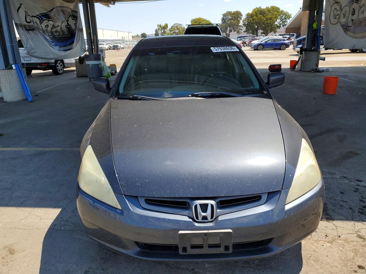 2005 Honda Accord Ex Gray vin: 1HGCM56835A114363