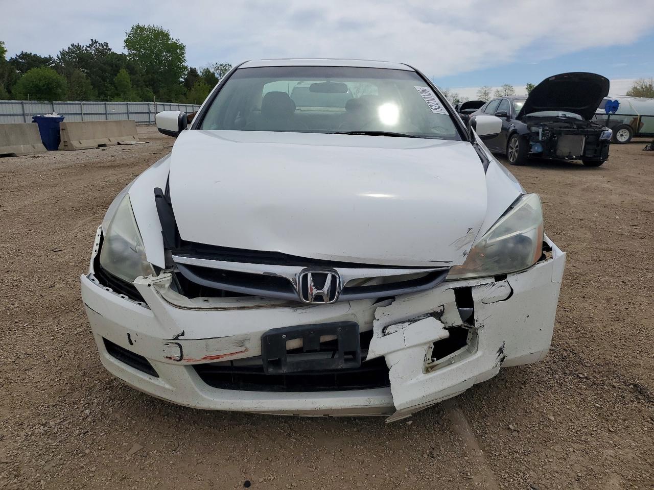 2006 Honda Accord Ex White vin: 1HGCM56836A038791