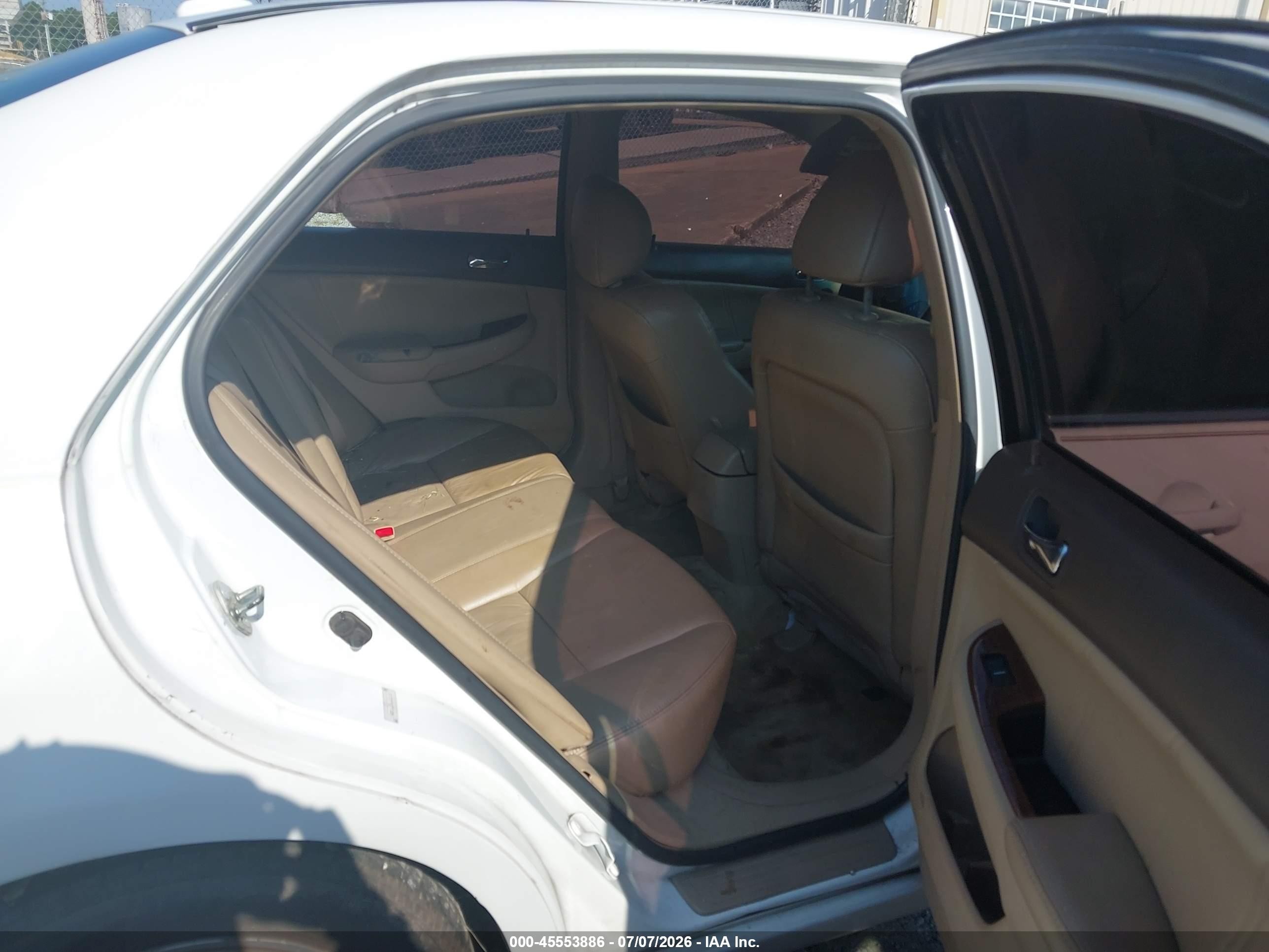 2006 Honda Accord 2.4 Ex Beige vin: 1HGCM56836A049144