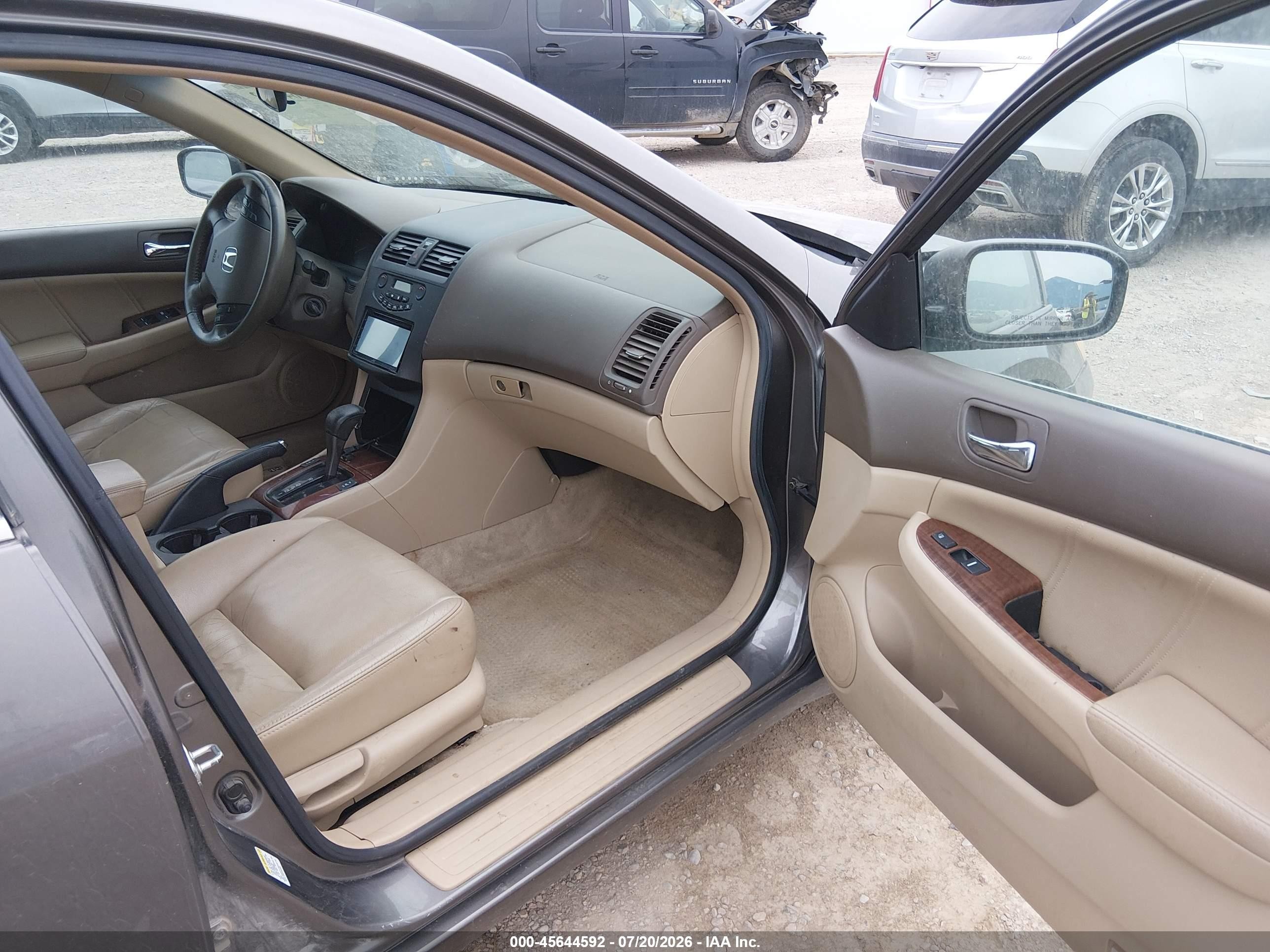 2006 Honda Accord 2.4 Ex Gray vin: 1HGCM56836A073444