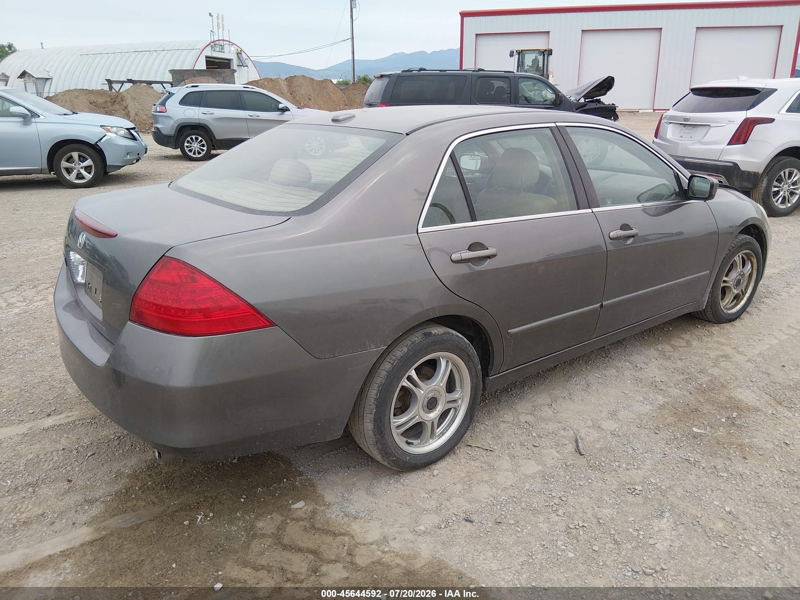 2006 Honda Accord 2.4 Ex Gray vin: 1HGCM56836A073444