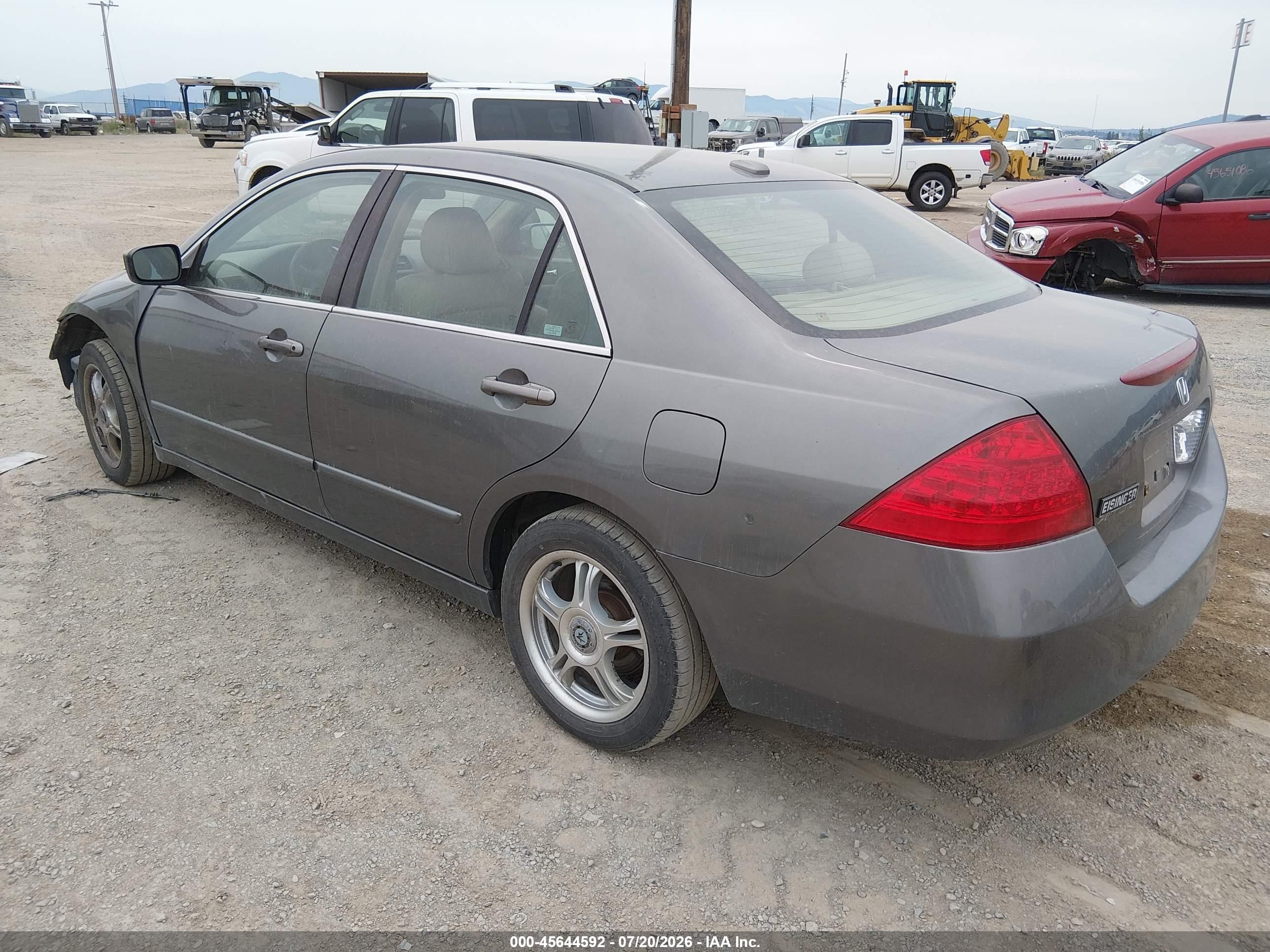 2006 Honda Accord 2.4 Ex Gray vin: 1HGCM56836A073444