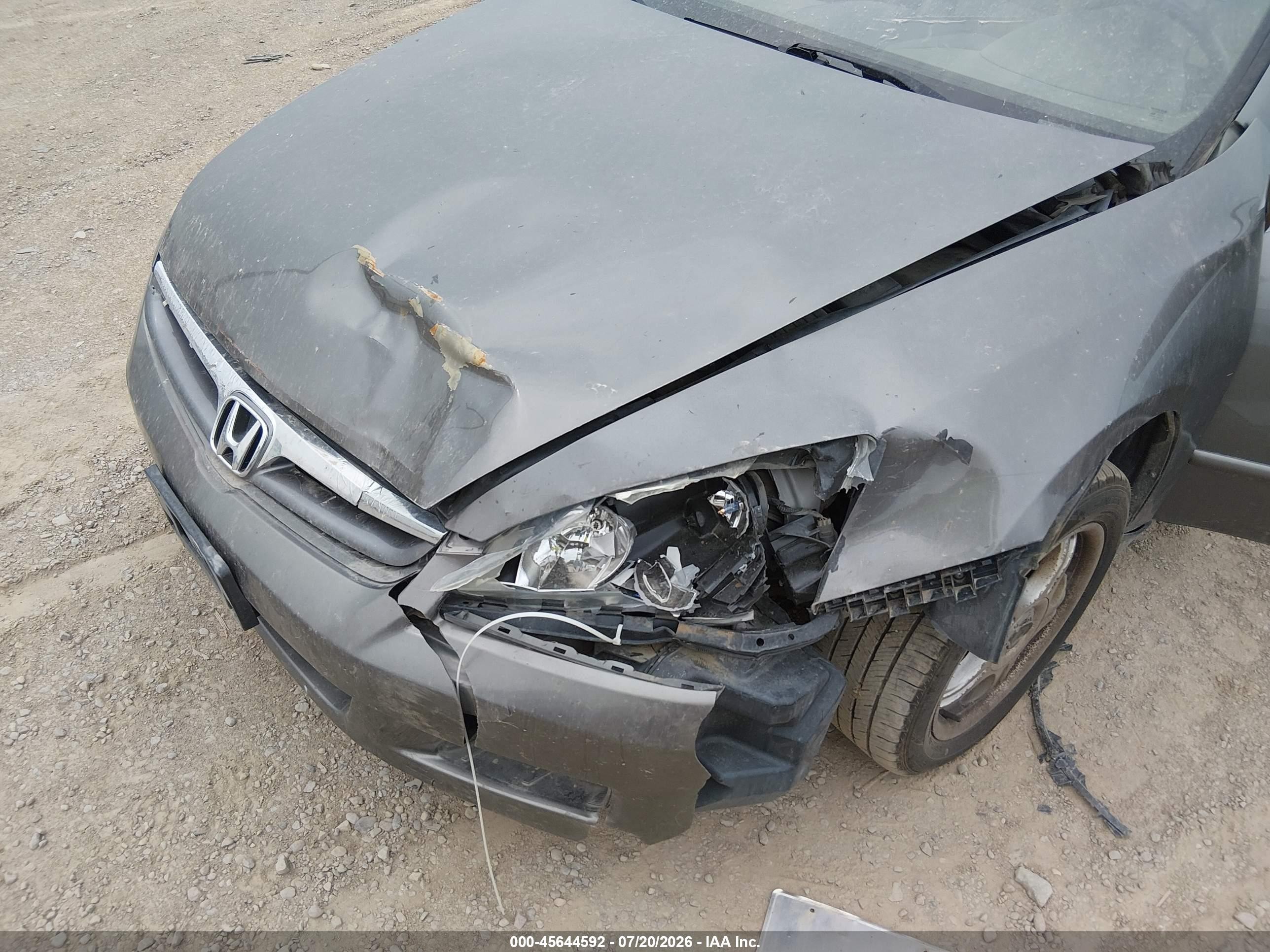 2006 Honda Accord 2.4 Ex Gray vin: 1HGCM56836A073444