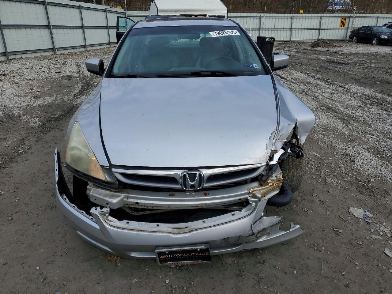 2006 Honda Accord Ex Серебряный vin: 1HGCM56836A105616