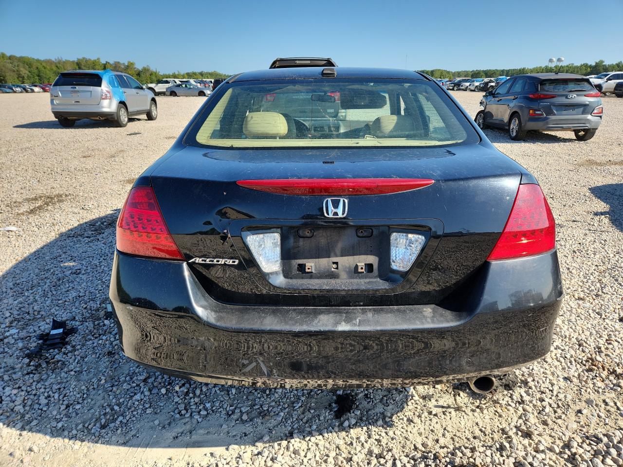 2006 Honda Accord Ex Black vin: 1HGCM56836A123002