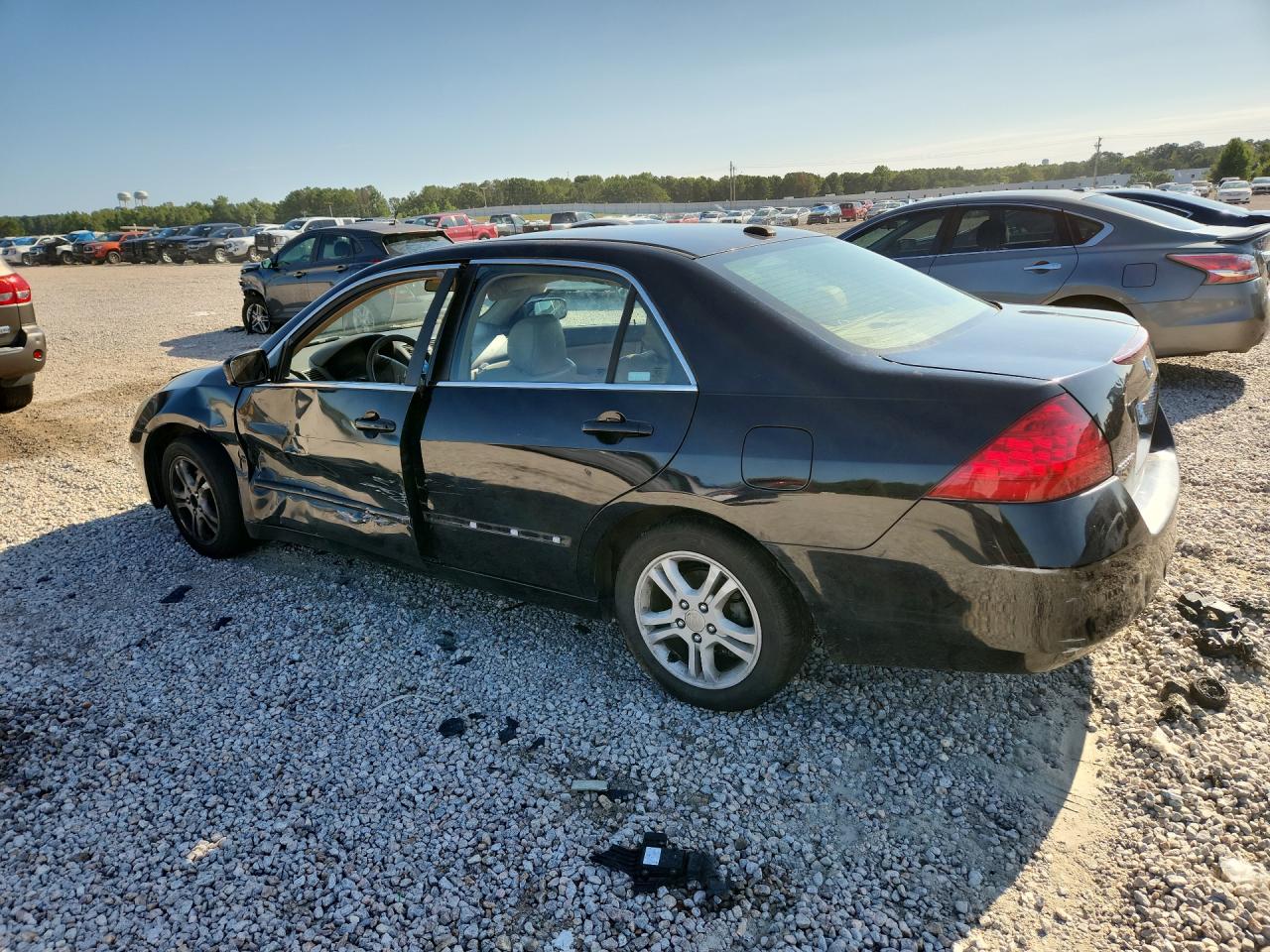 2006 Honda Accord Ex Black vin: 1HGCM56836A123002