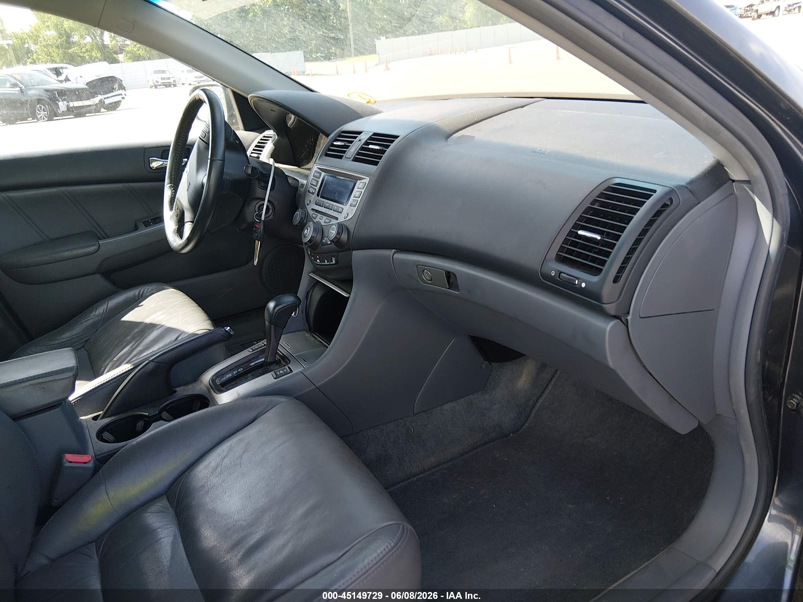 2006 Honda Accord 2.4 Ex Gray vin: 1HGCM56836A123260
