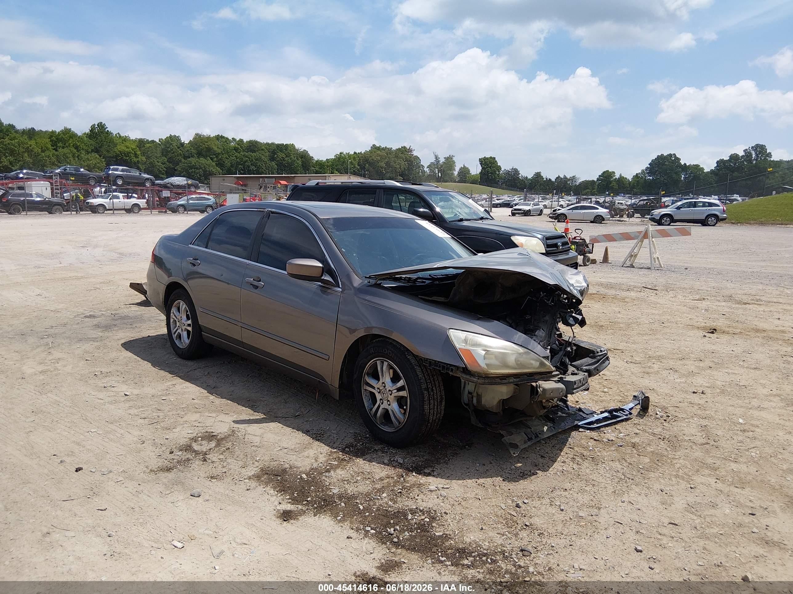 2006 Honda Accord 2.4 Ex Gray vin: 1HGCM56836A129382
