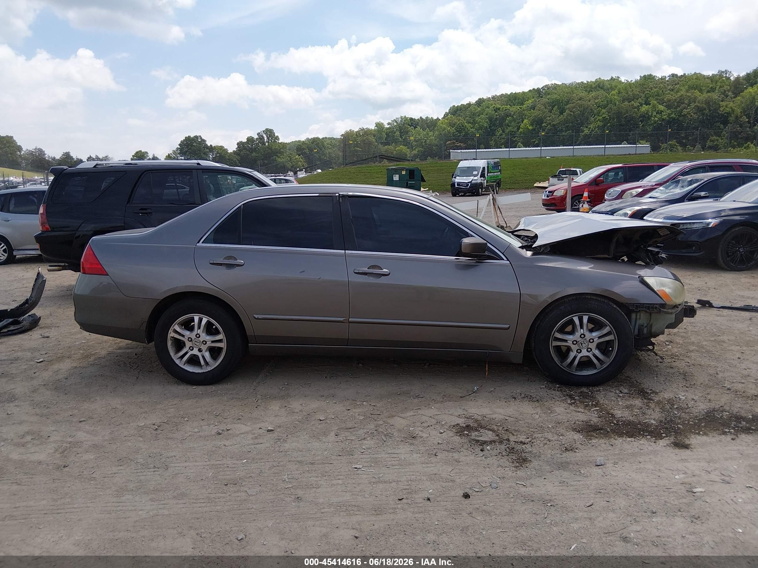 2006 Honda Accord 2.4 Ex Gray vin: 1HGCM56836A129382