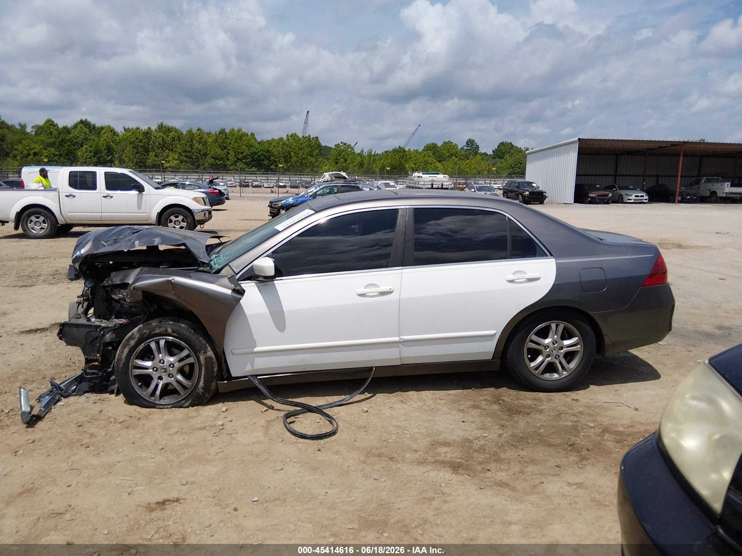 2006 Honda Accord 2.4 Ex Gray vin: 1HGCM56836A129382