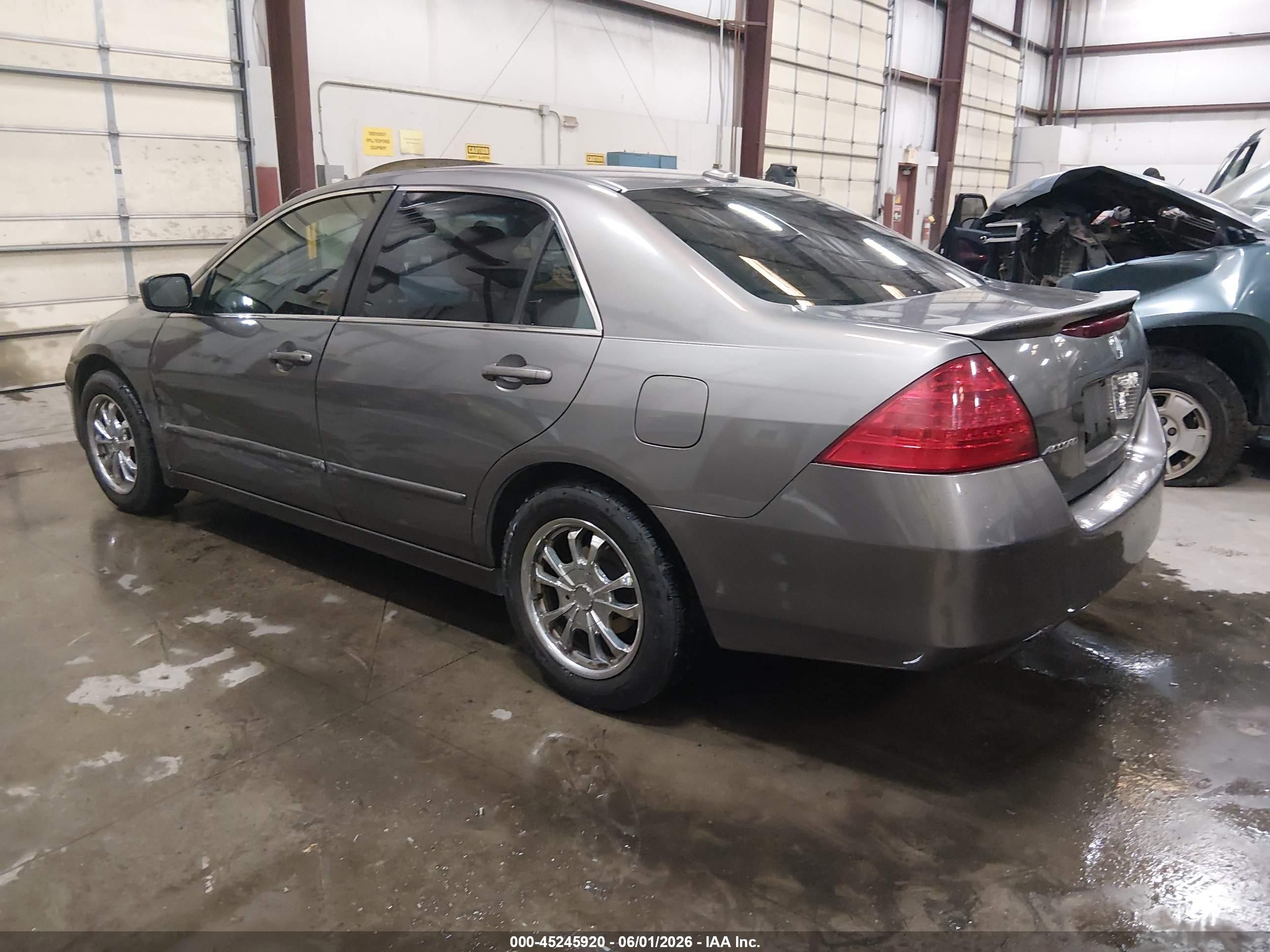 2006 Honda Accord 2.4 Ex Gray vin: 1HGCM56836A133111