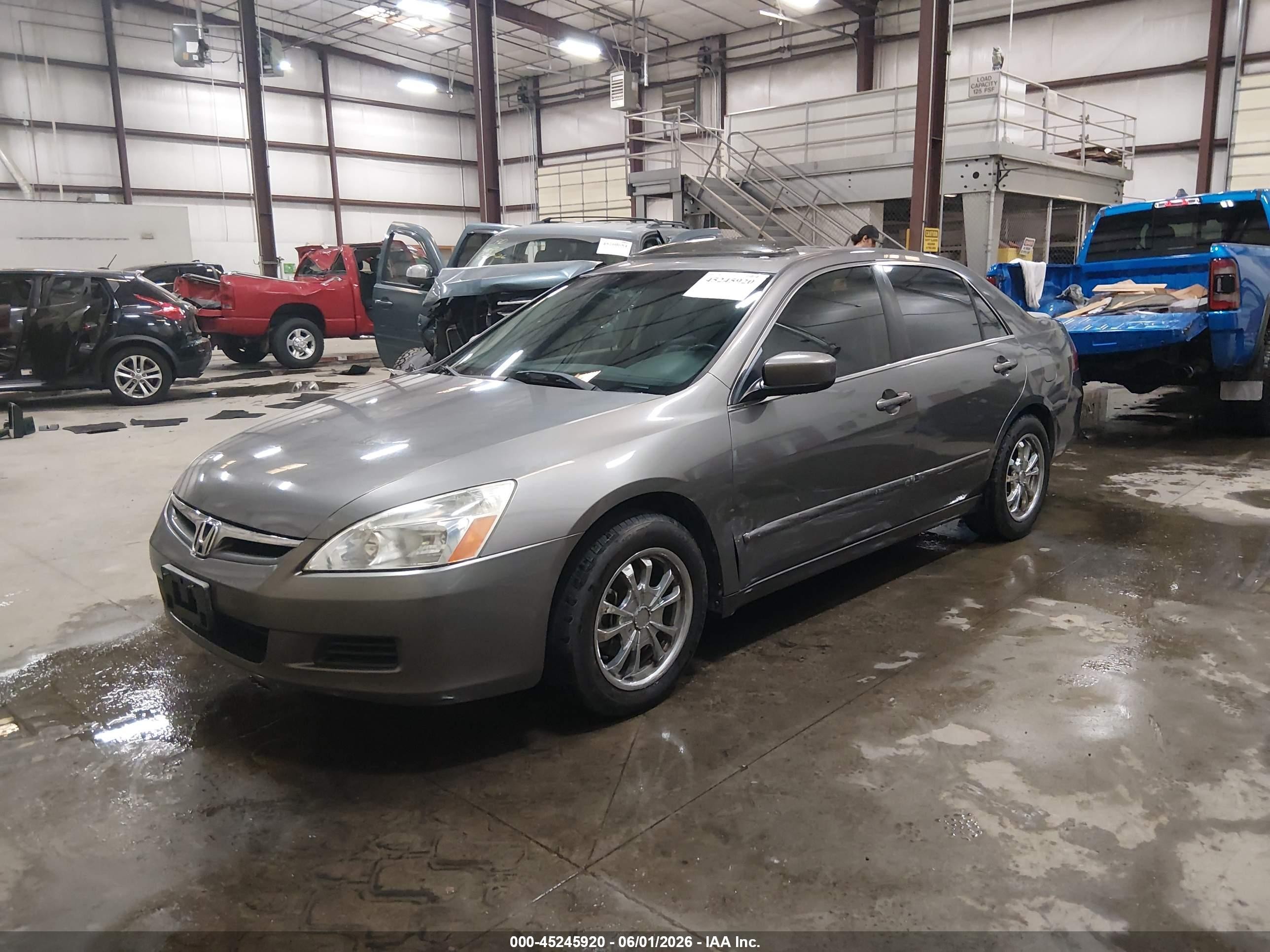 2006 Honda Accord 2.4 Ex Gray vin: 1HGCM56836A133111