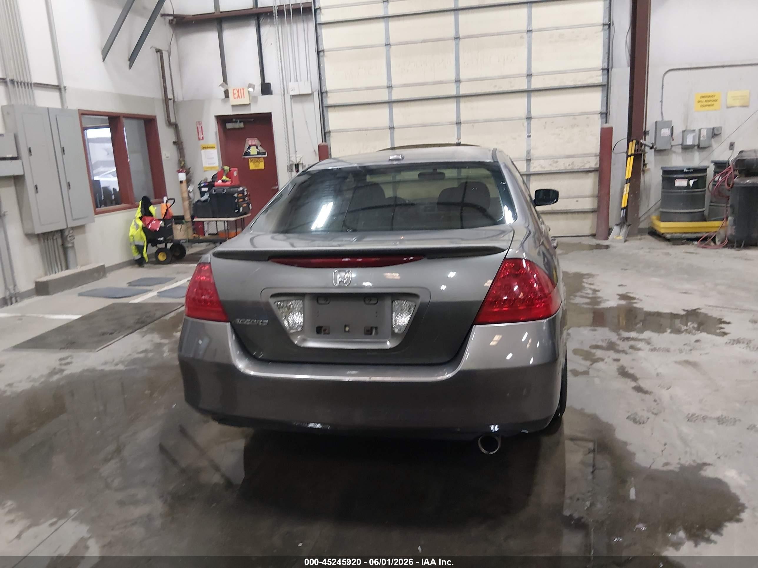 2006 Honda Accord 2.4 Ex Gray vin: 1HGCM56836A133111