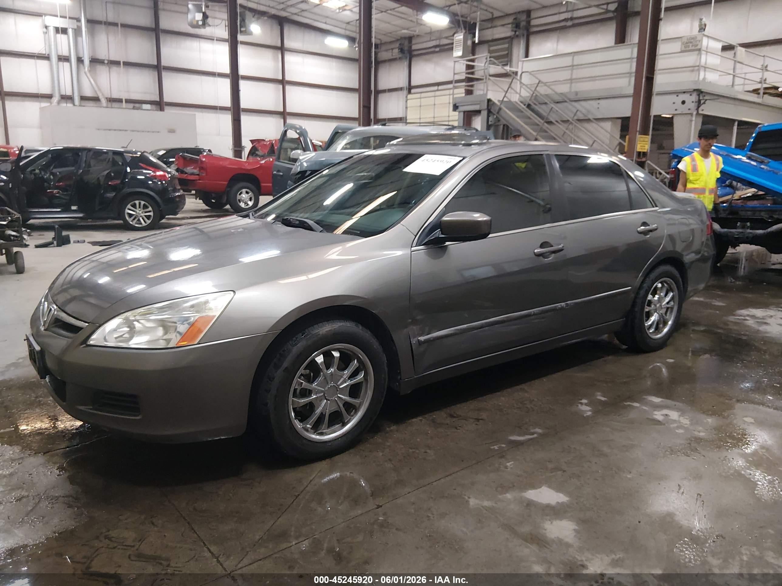 2006 Honda Accord 2.4 Ex Gray vin: 1HGCM56836A133111